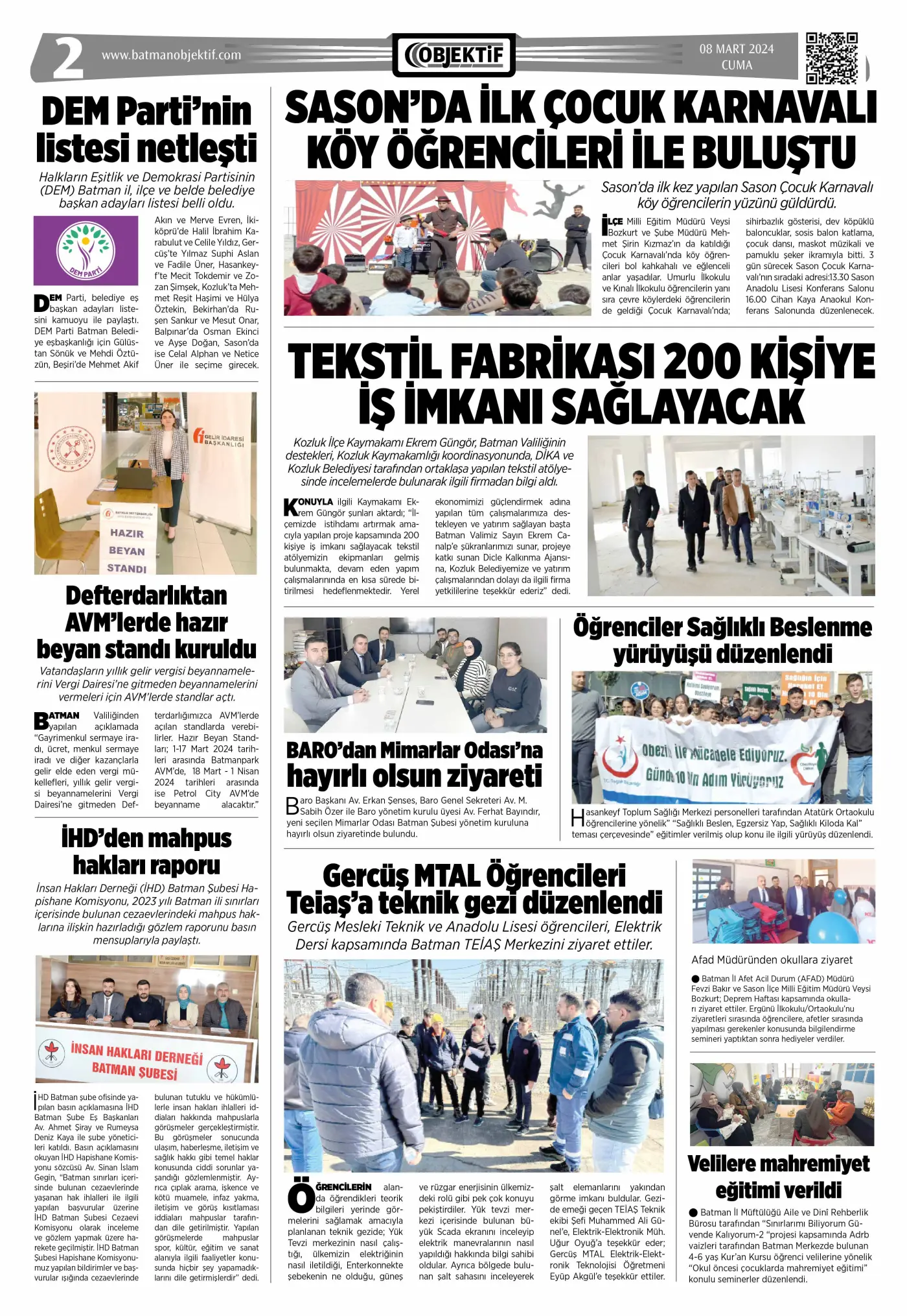 08.03.2024 tarihli sayı, 2. sayfa
