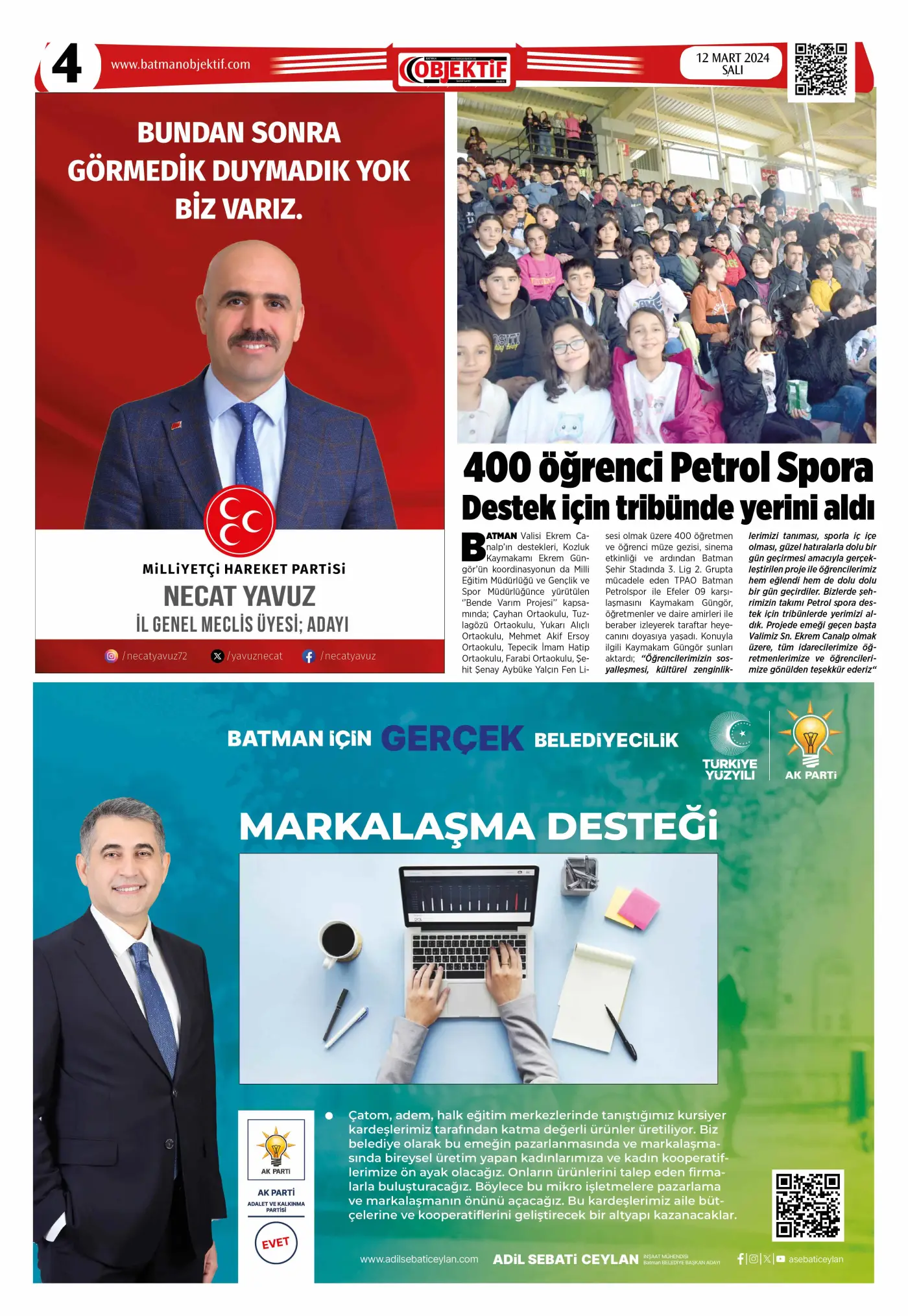 12.03.2024 tarihli sayı, 4. sayfa