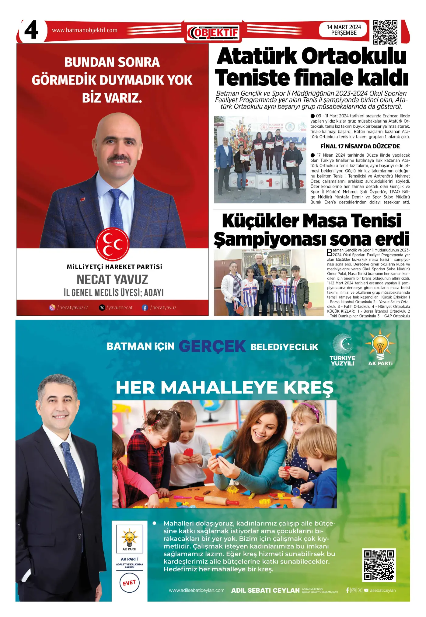 13.03.2024 tarihli sayı, 4. sayfa