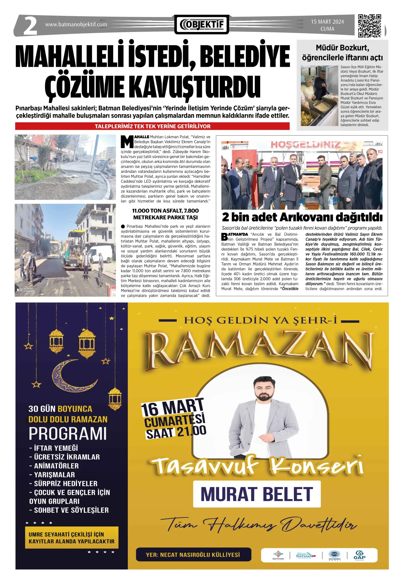17.03.2024 tarihli sayı, 2. sayfa
