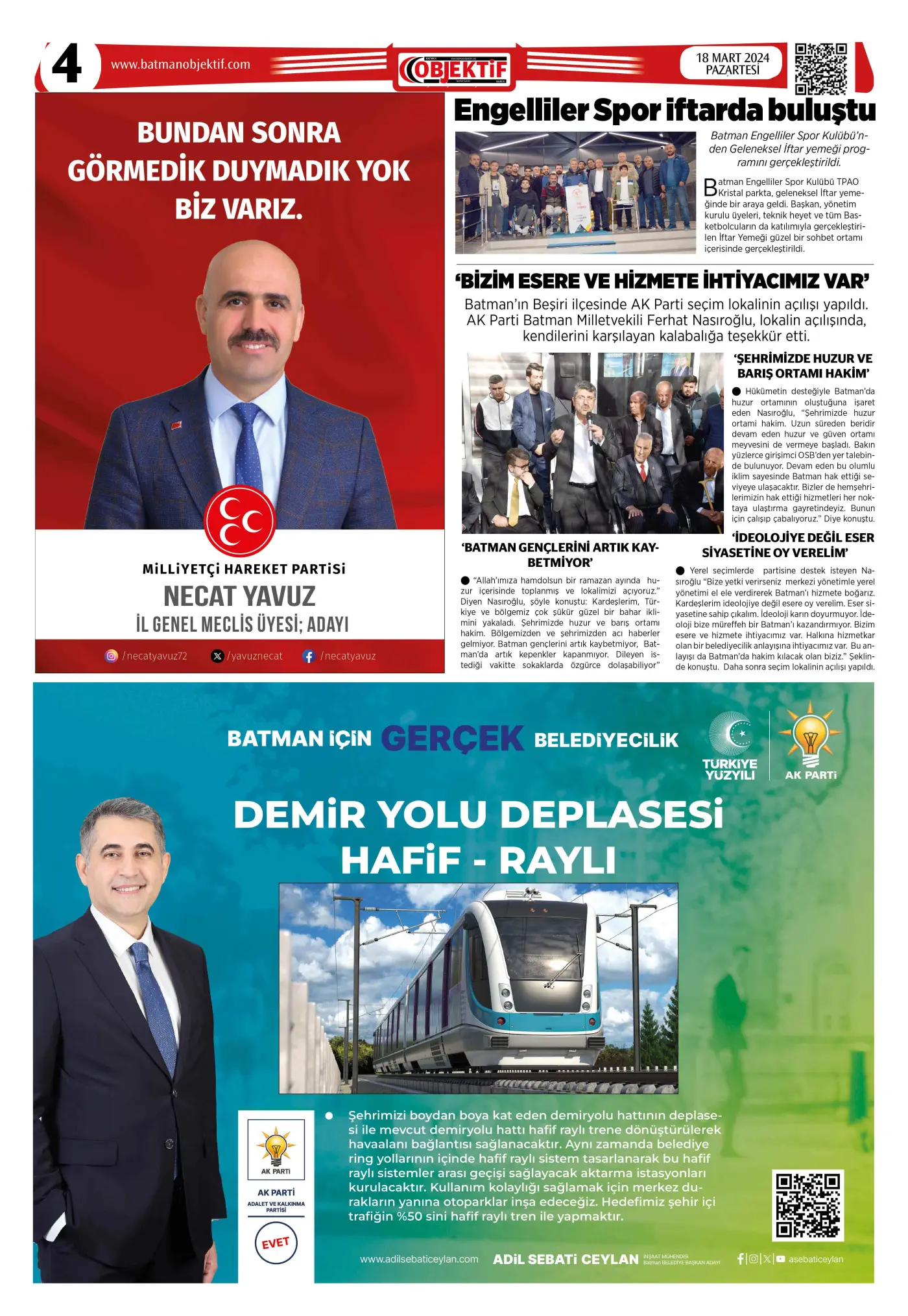 18.03.2024 tarihli sayı, 4. sayfa