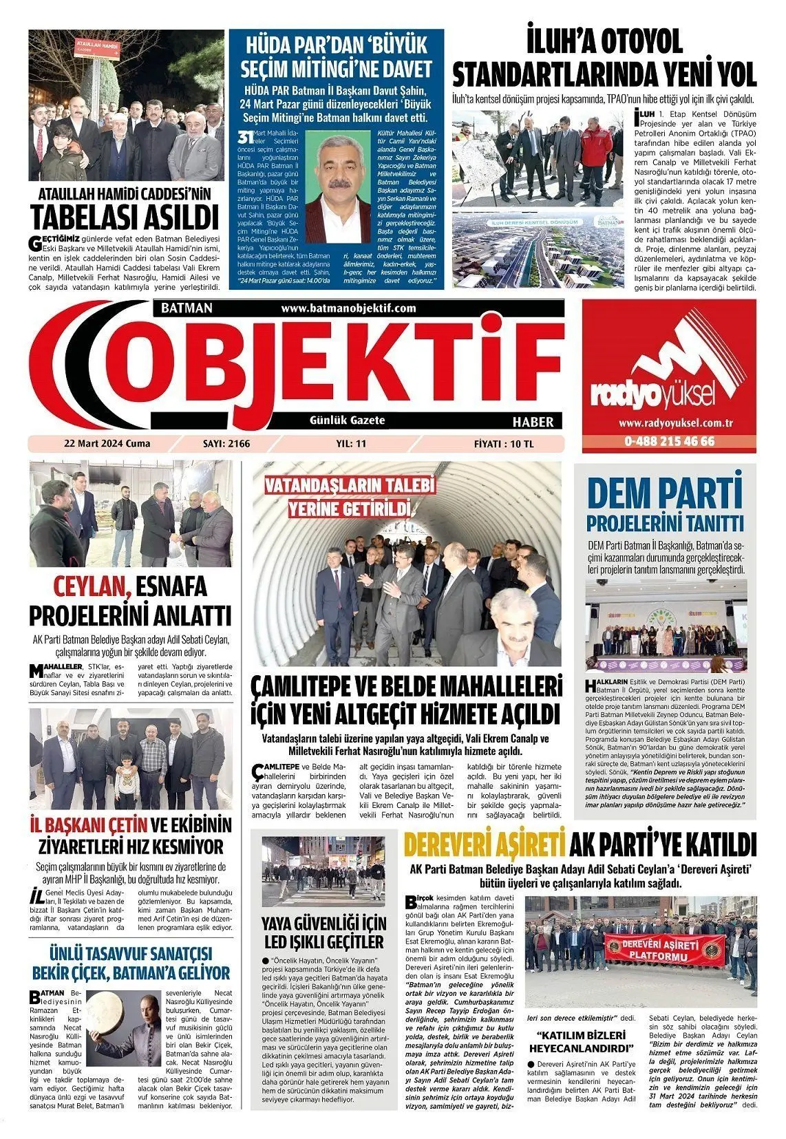24.03.2024 tarihli sayı, 1. sayfa