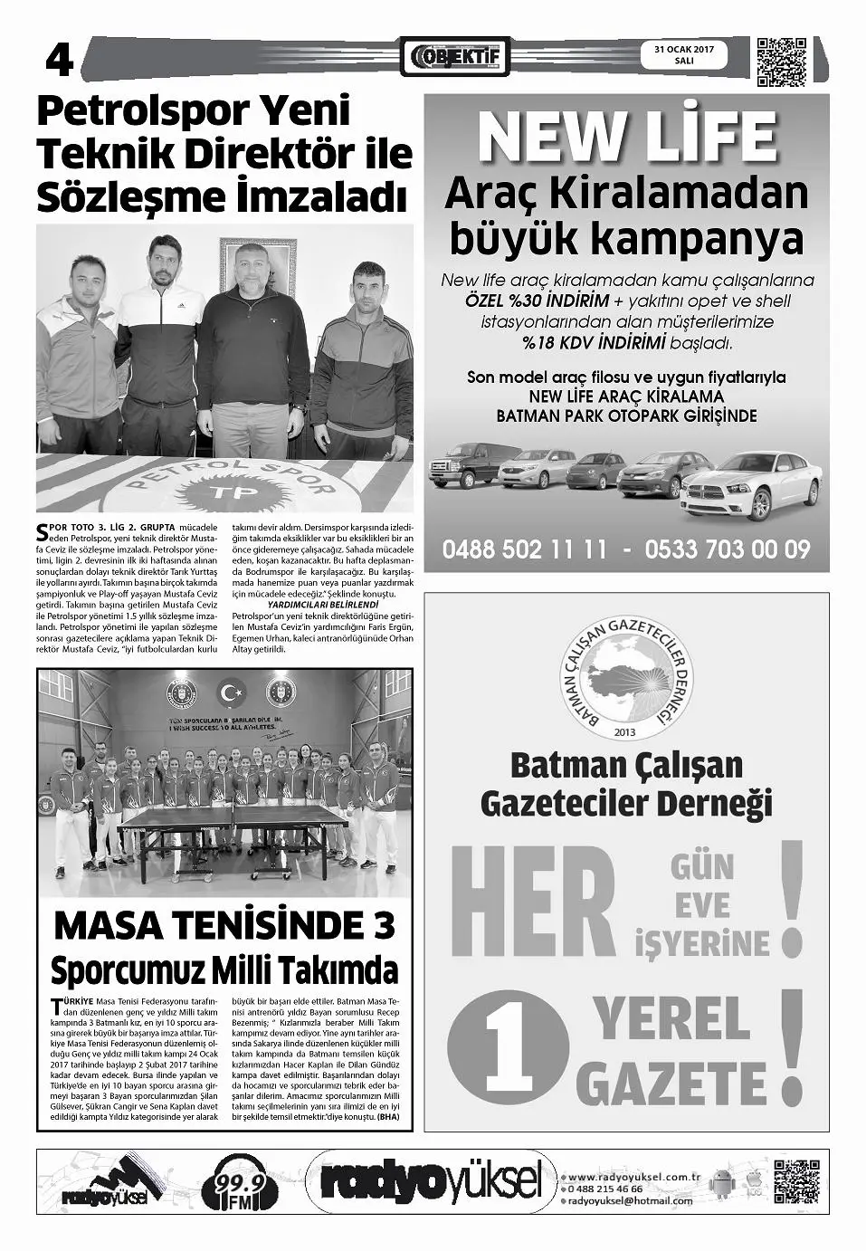 30.01.2017 tarihli sayı, 4. sayfa