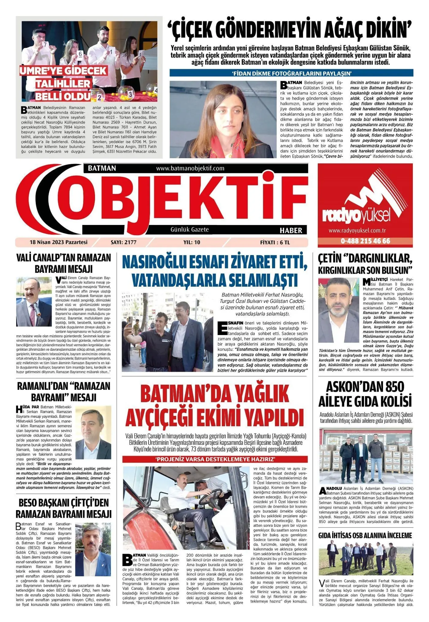 11.04.2024 tarihli sayı, 1. sayfa