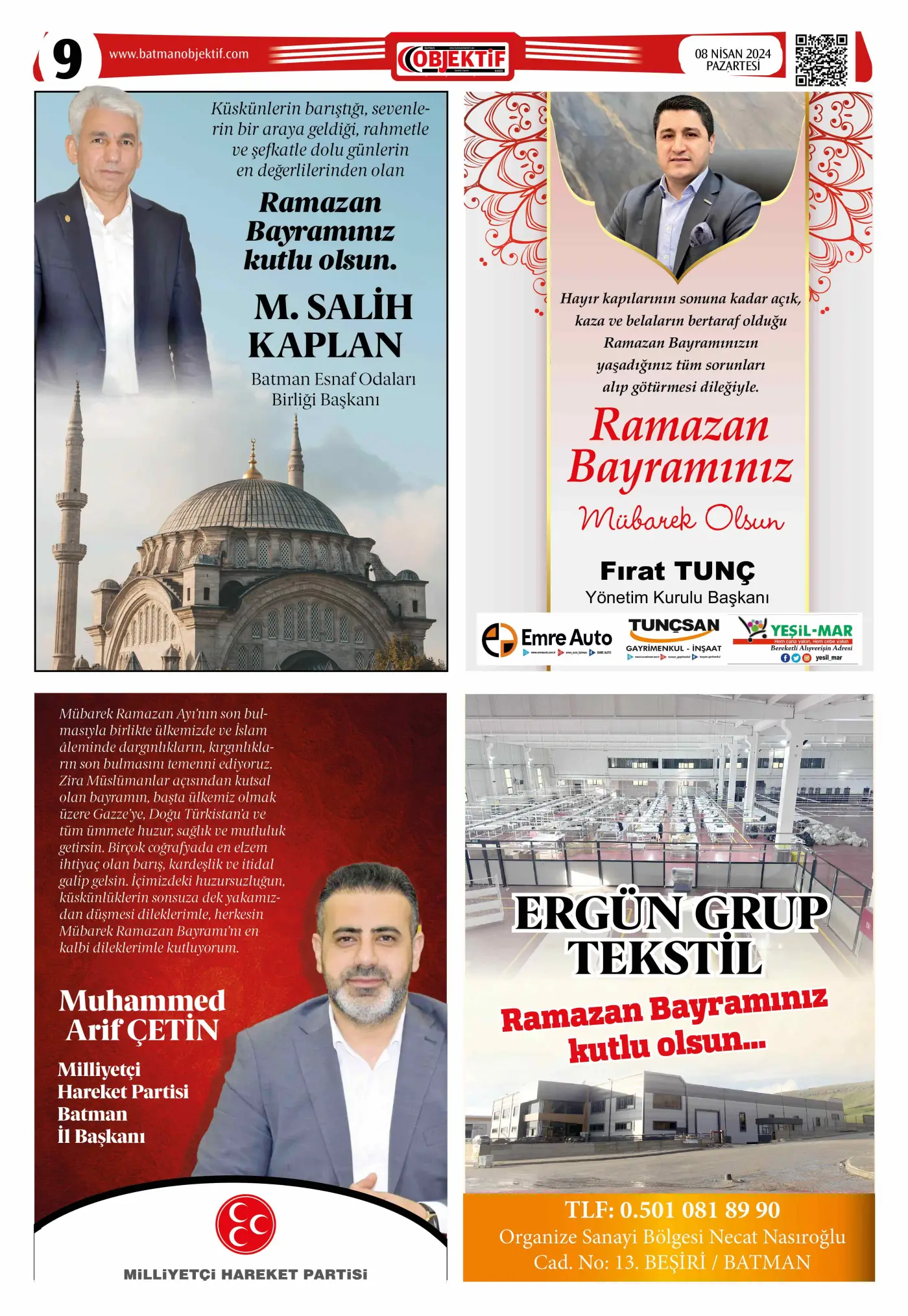 11.04.2024 tarihli sayı, 9. sayfa