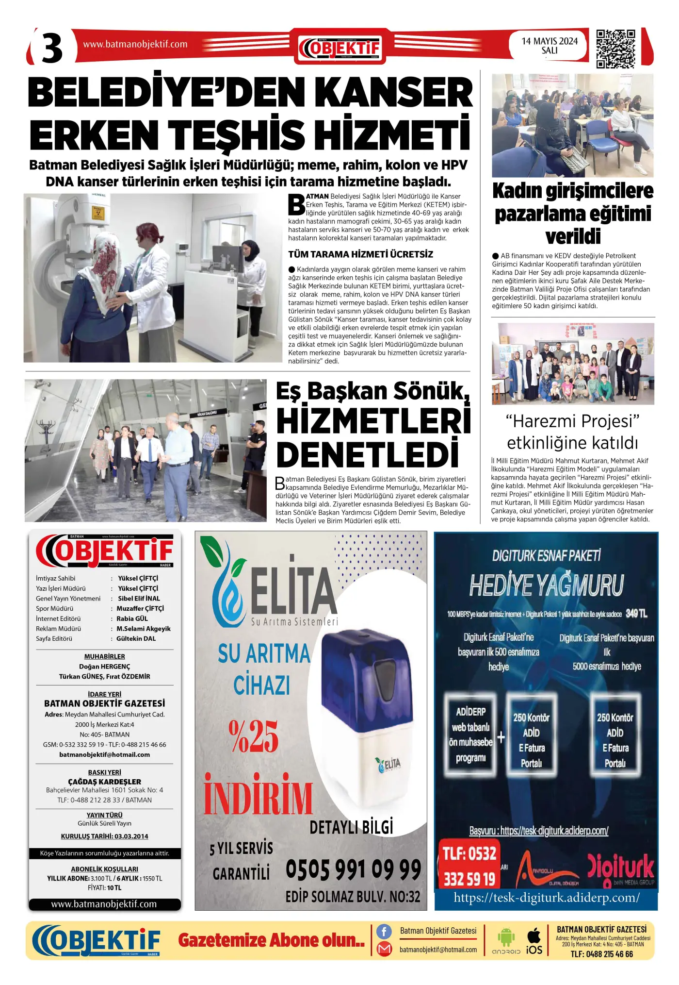 14.05.2024 tarihli sayı, 3. sayfa