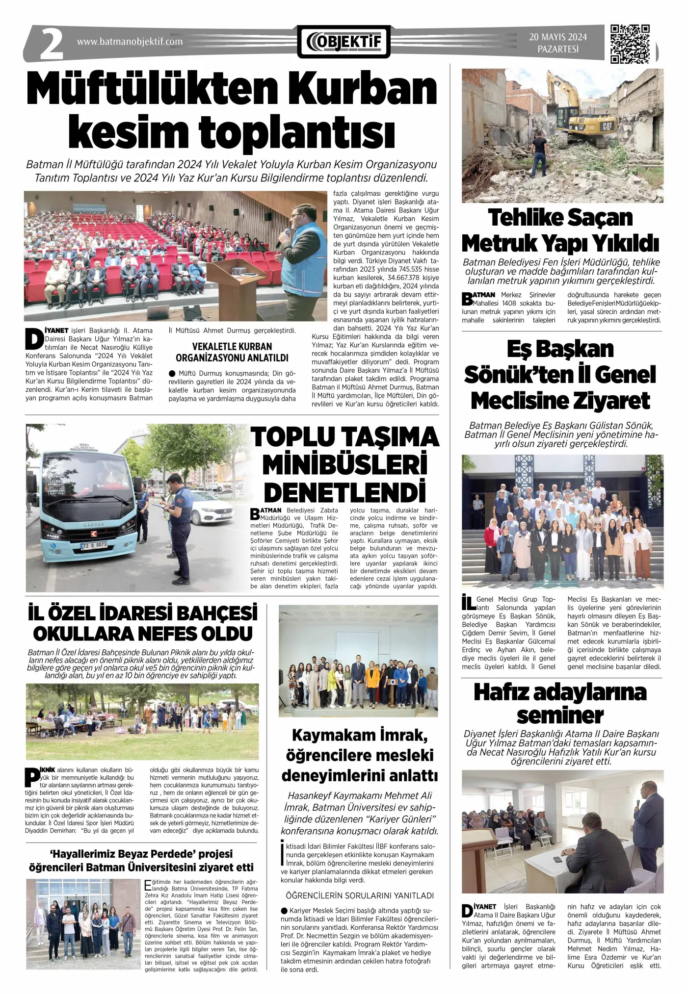 20.05.2024 tarihli sayı, 2. sayfa