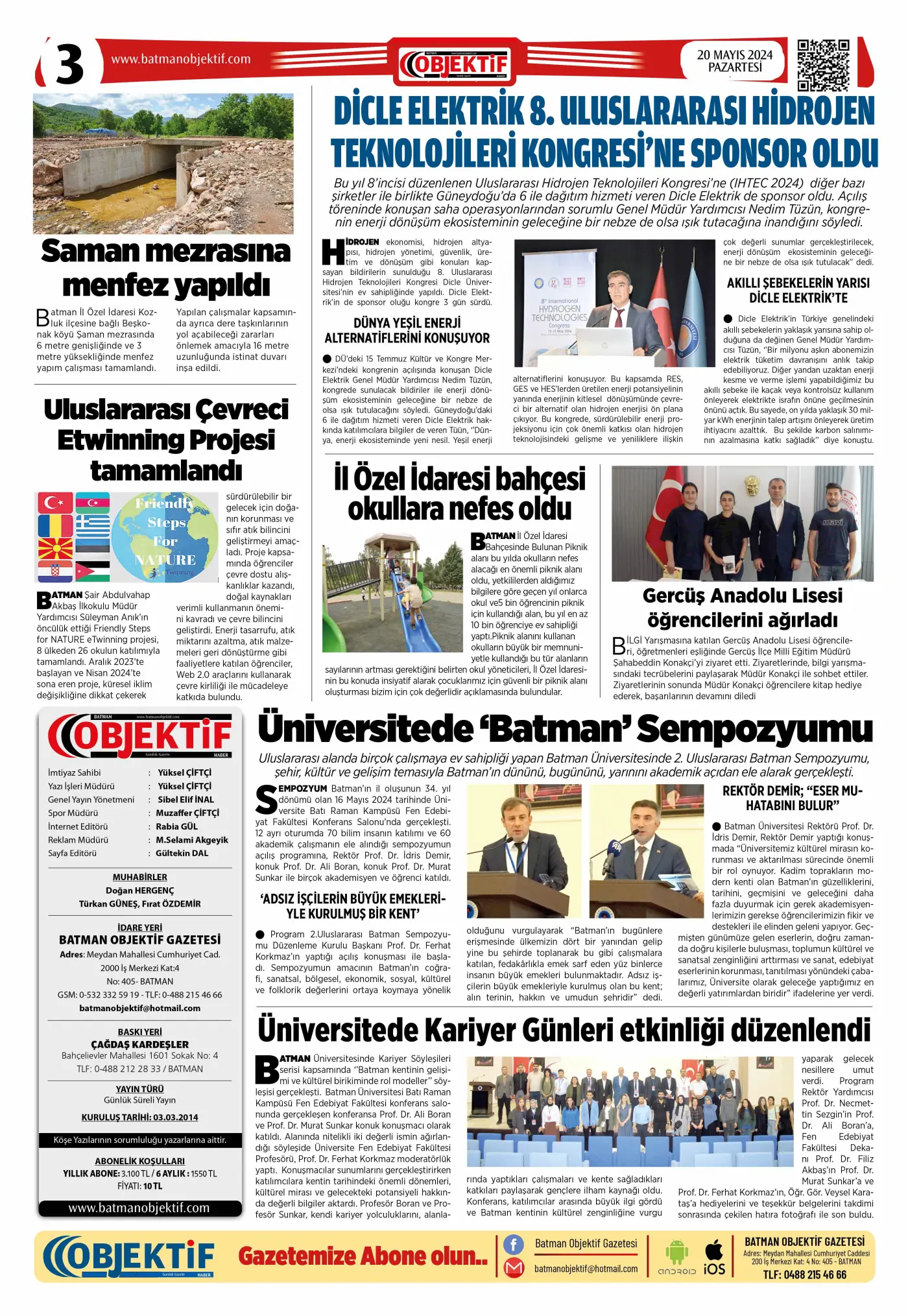 20.05.2024 tarihli sayı, 3. sayfa