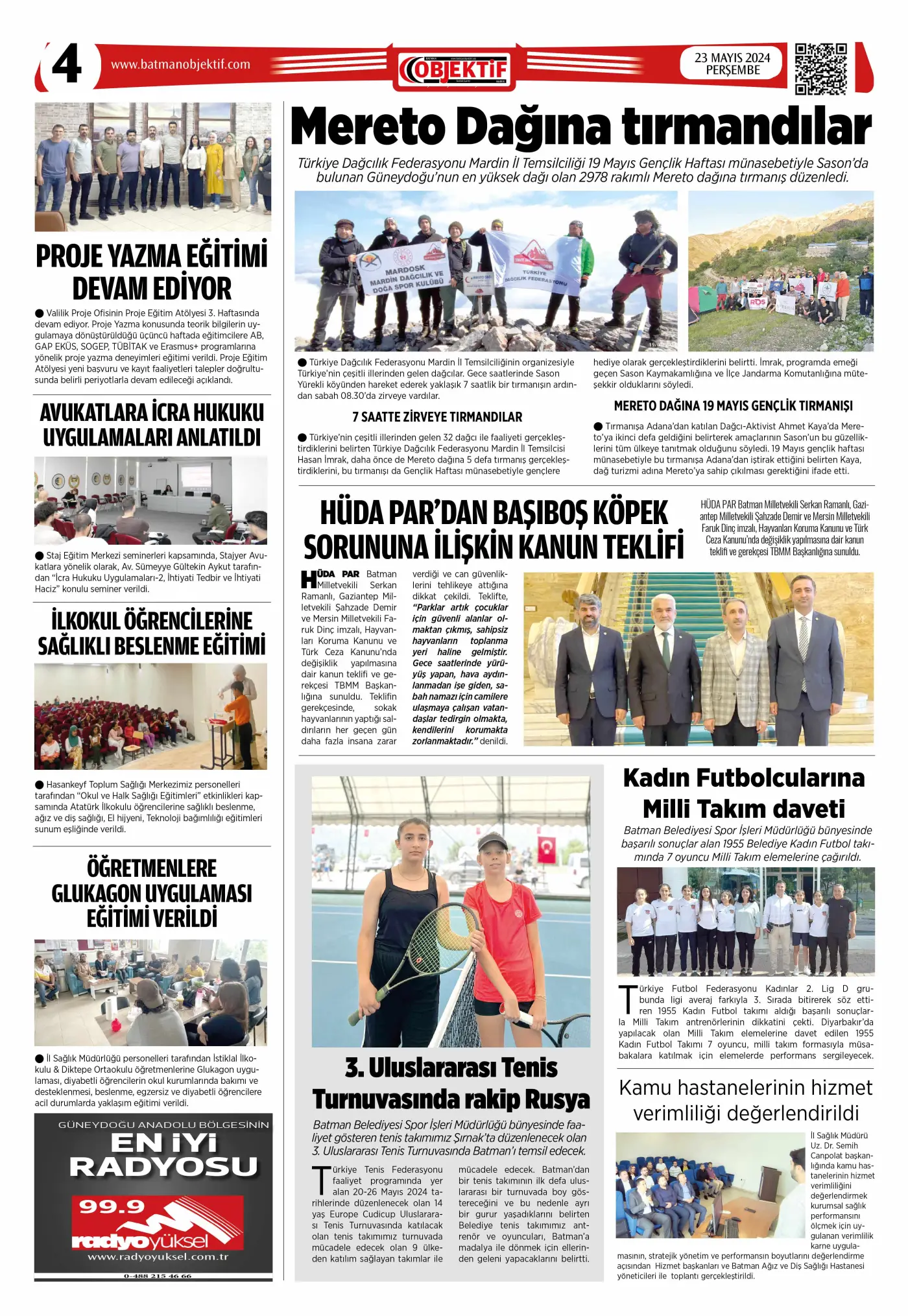 22.05.2024 tarihli sayı, 4. sayfa