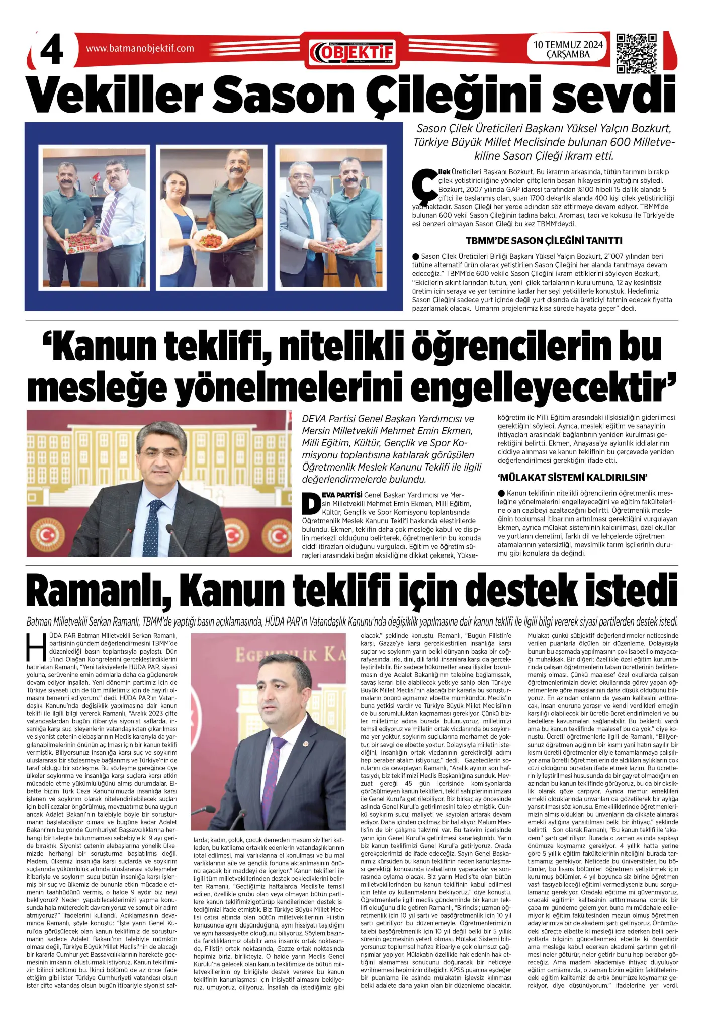 10.07.2024 tarihli sayı, 4. sayfa
