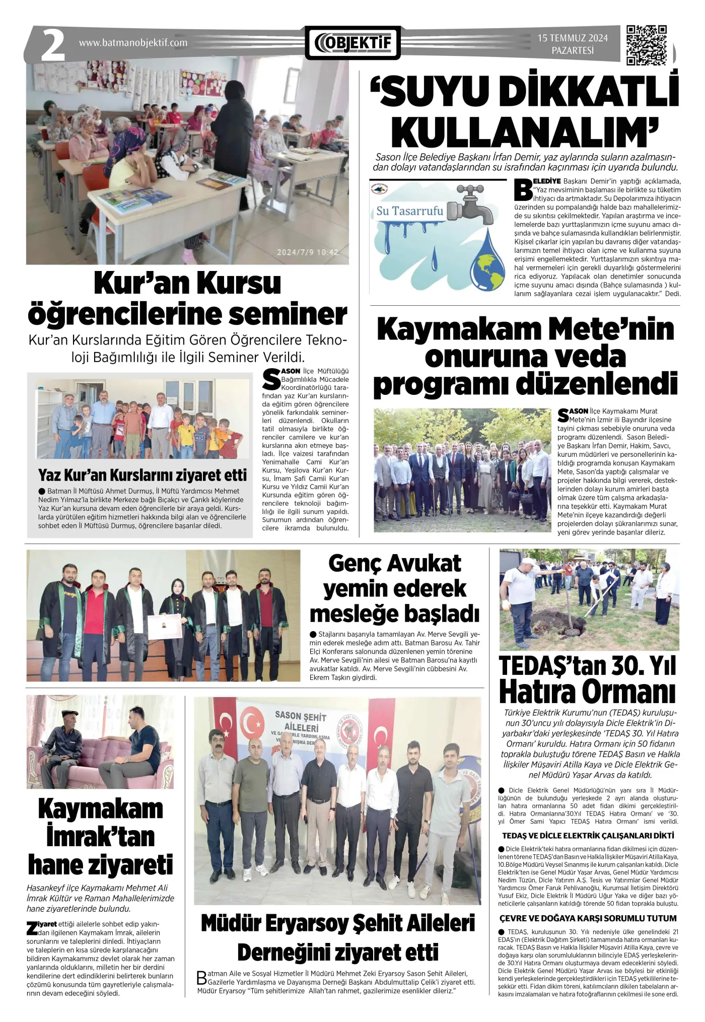 15.07.2024 tarihli sayı, 2. sayfa