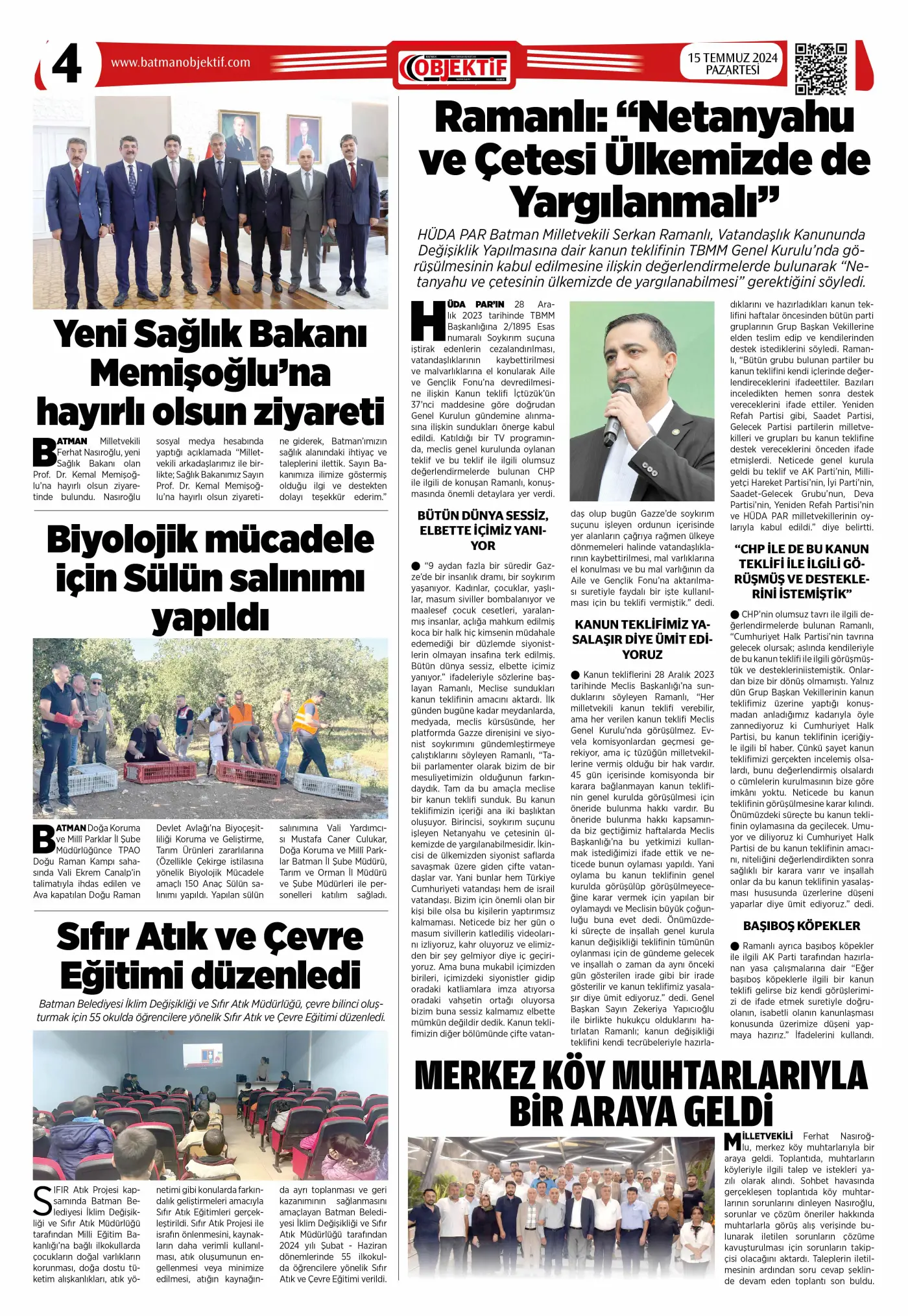 15.07.2024 tarihli sayı, 4. sayfa