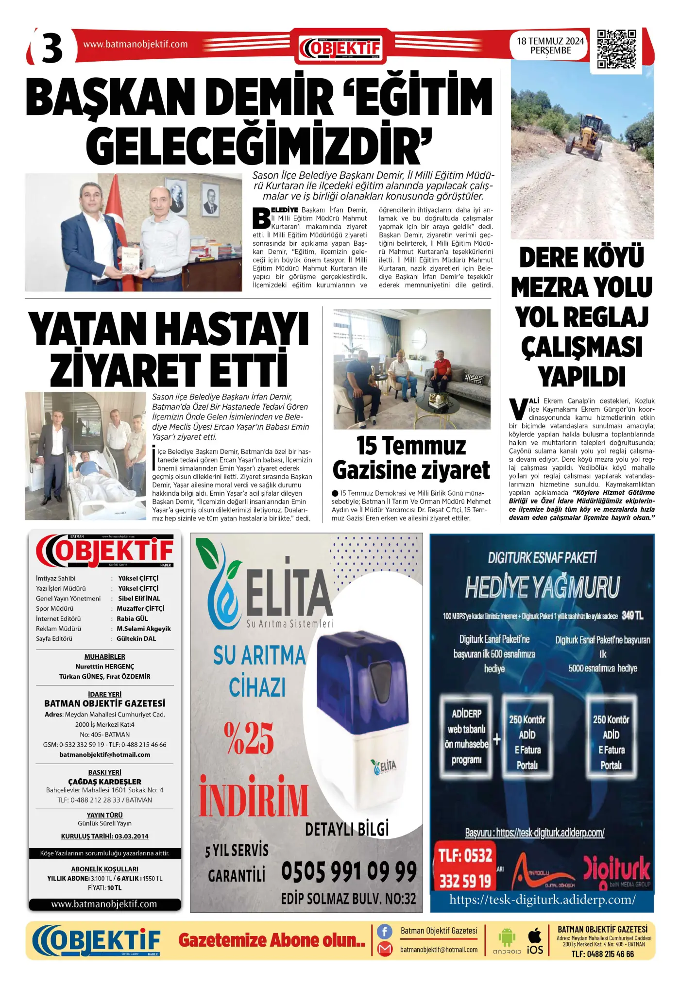 17.07.2024 tarihli sayı, 3. sayfa