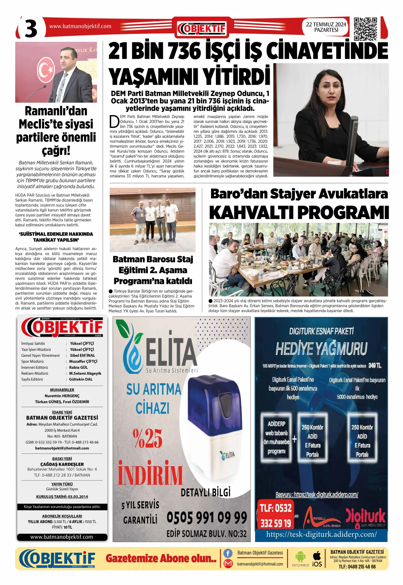 21.07.2024 tarihli sayı, 3. sayfa