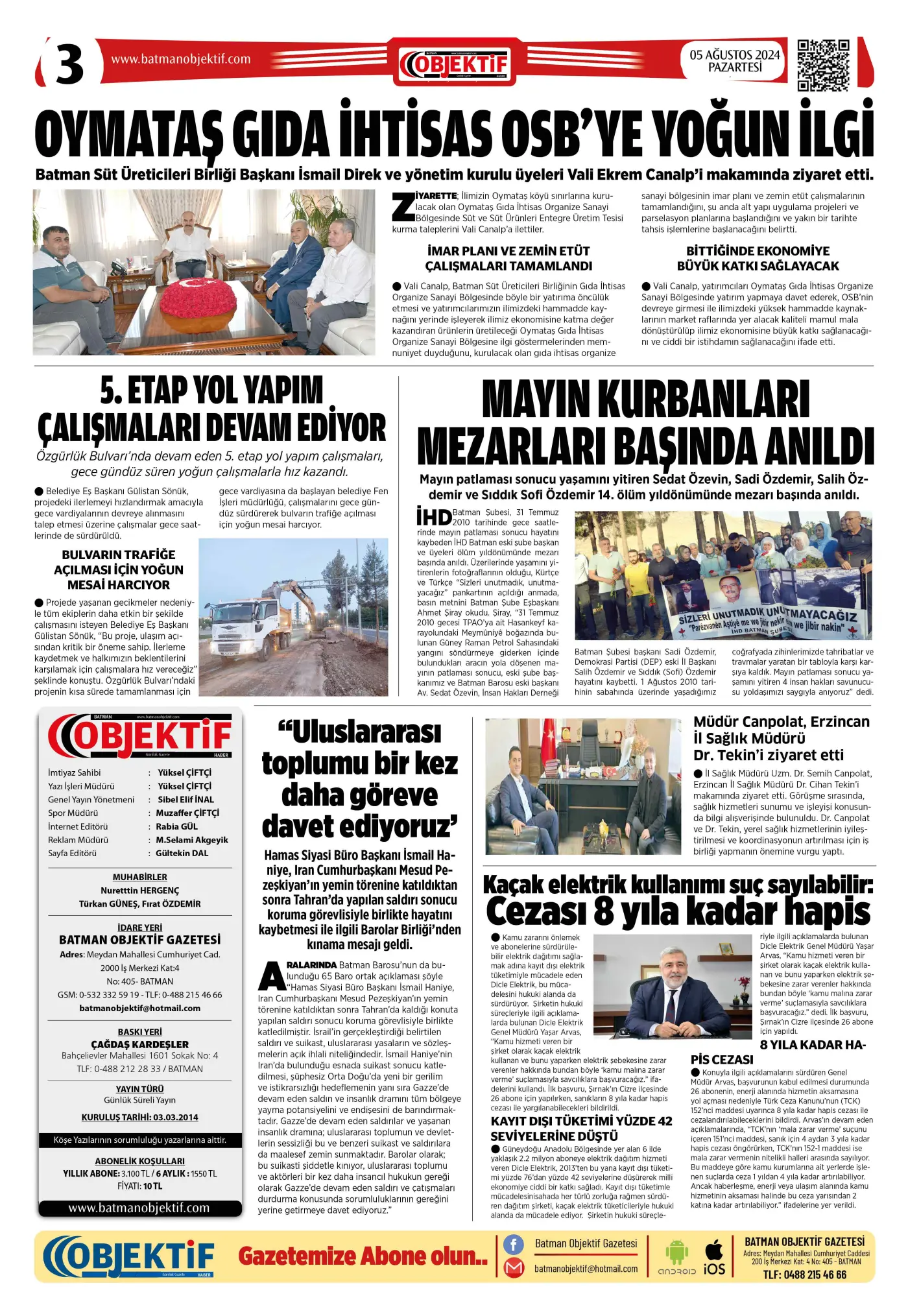05.08.2024 tarihli sayı, 3. sayfa