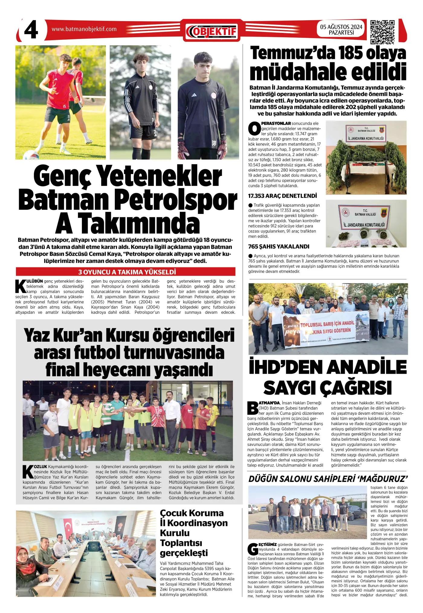 05.08.2024 tarihli sayı, 4. sayfa