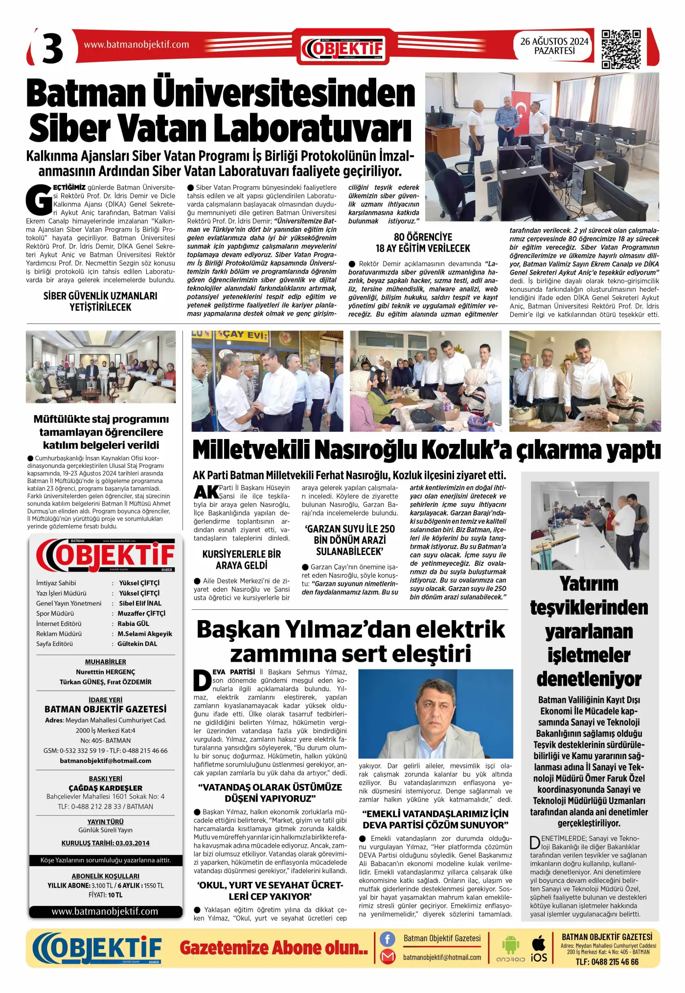 28.08.2024 tarihli sayı, 3. sayfa