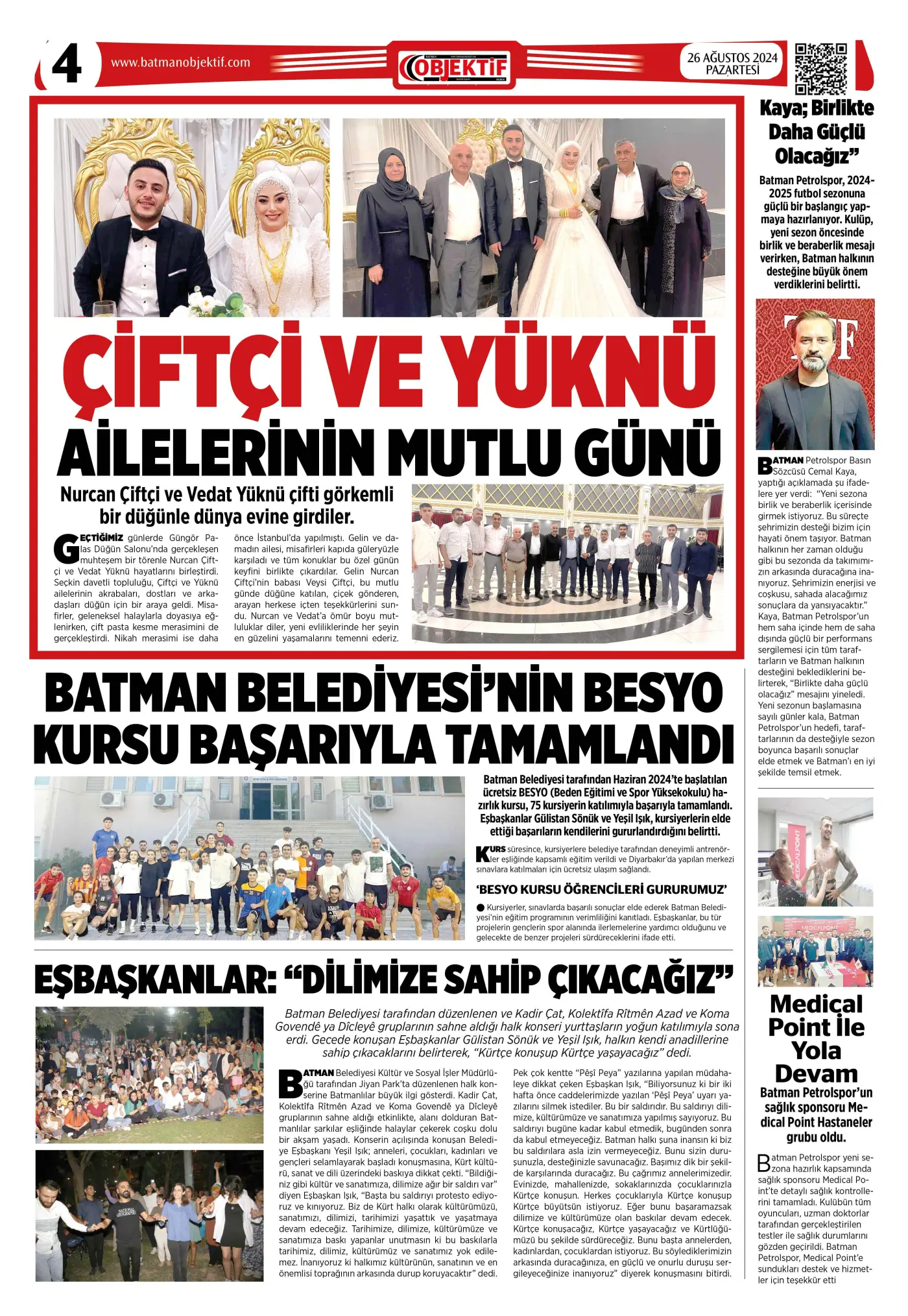28.08.2024 tarihli sayı, 4. sayfa