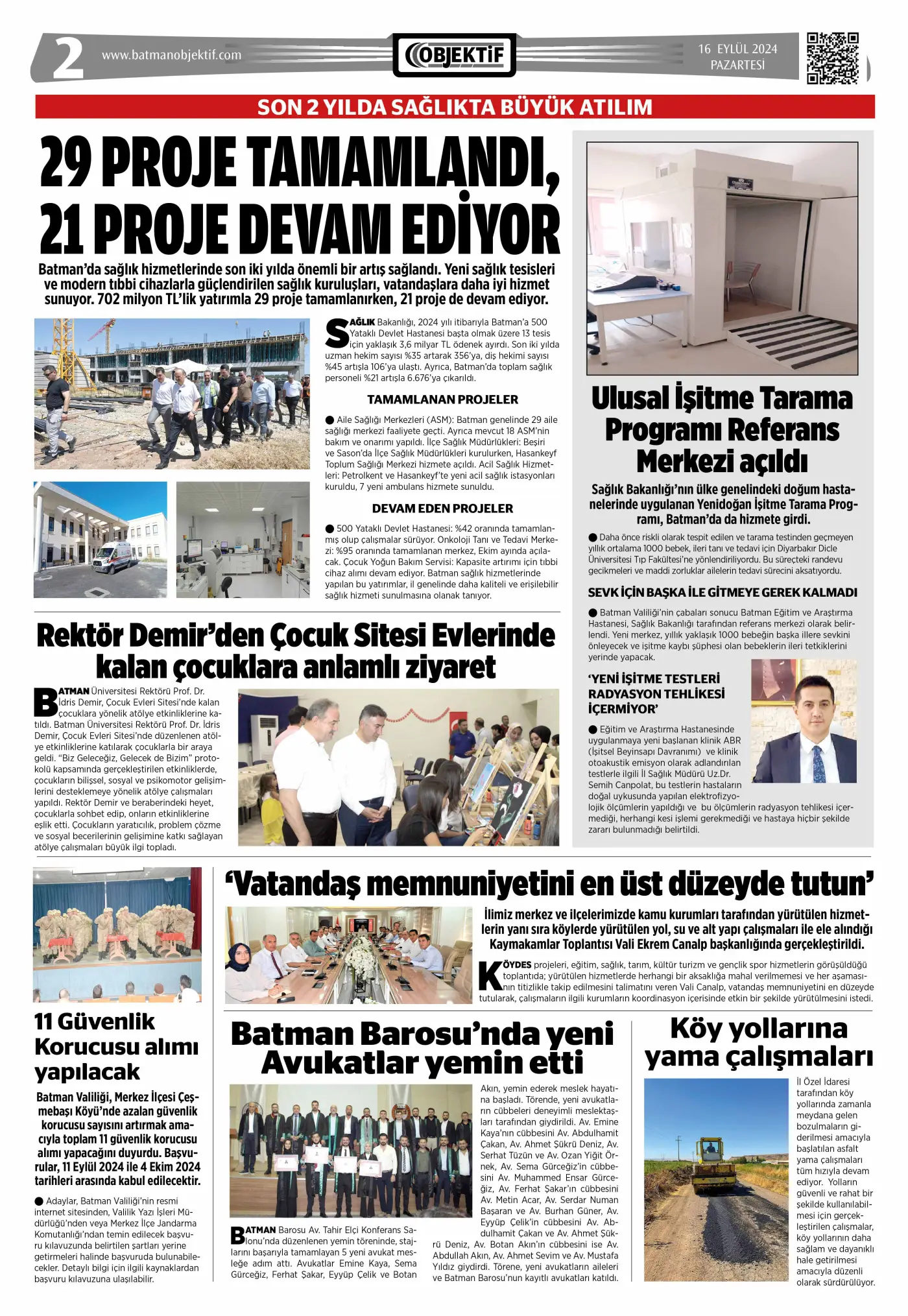 15.09.2024 tarihli sayı, 2. sayfa