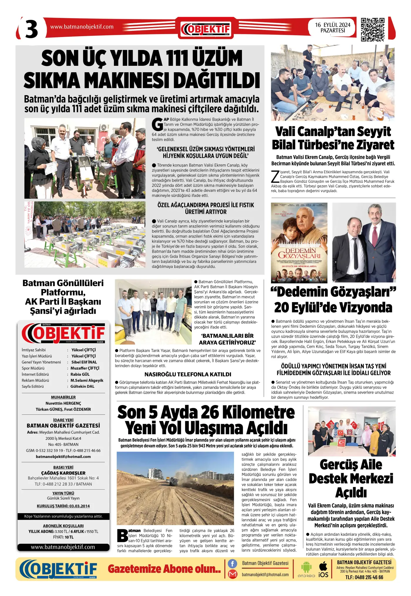15.09.2024 tarihli sayı, 3. sayfa