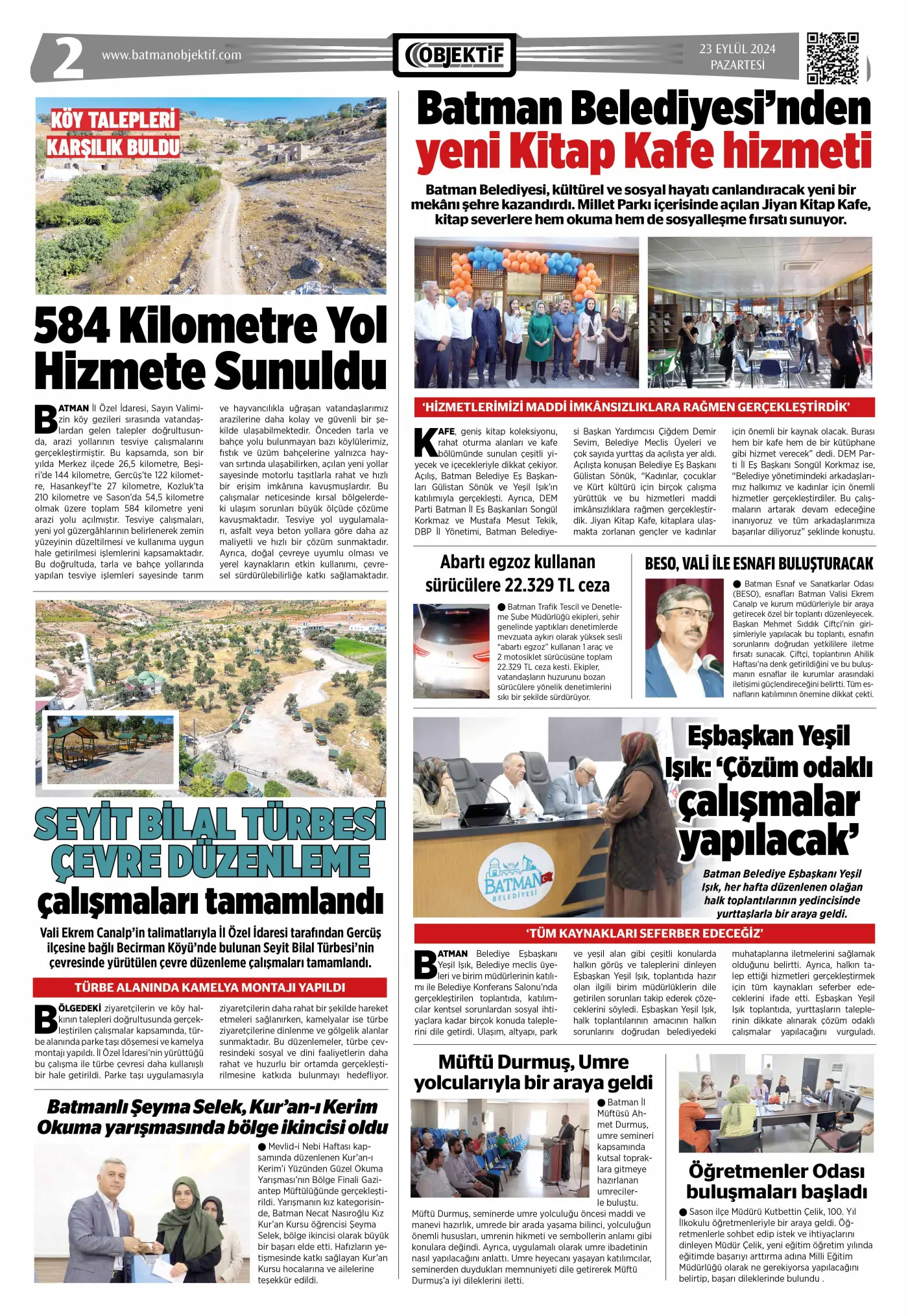 23.09.2024 tarihli sayı, 2. sayfa