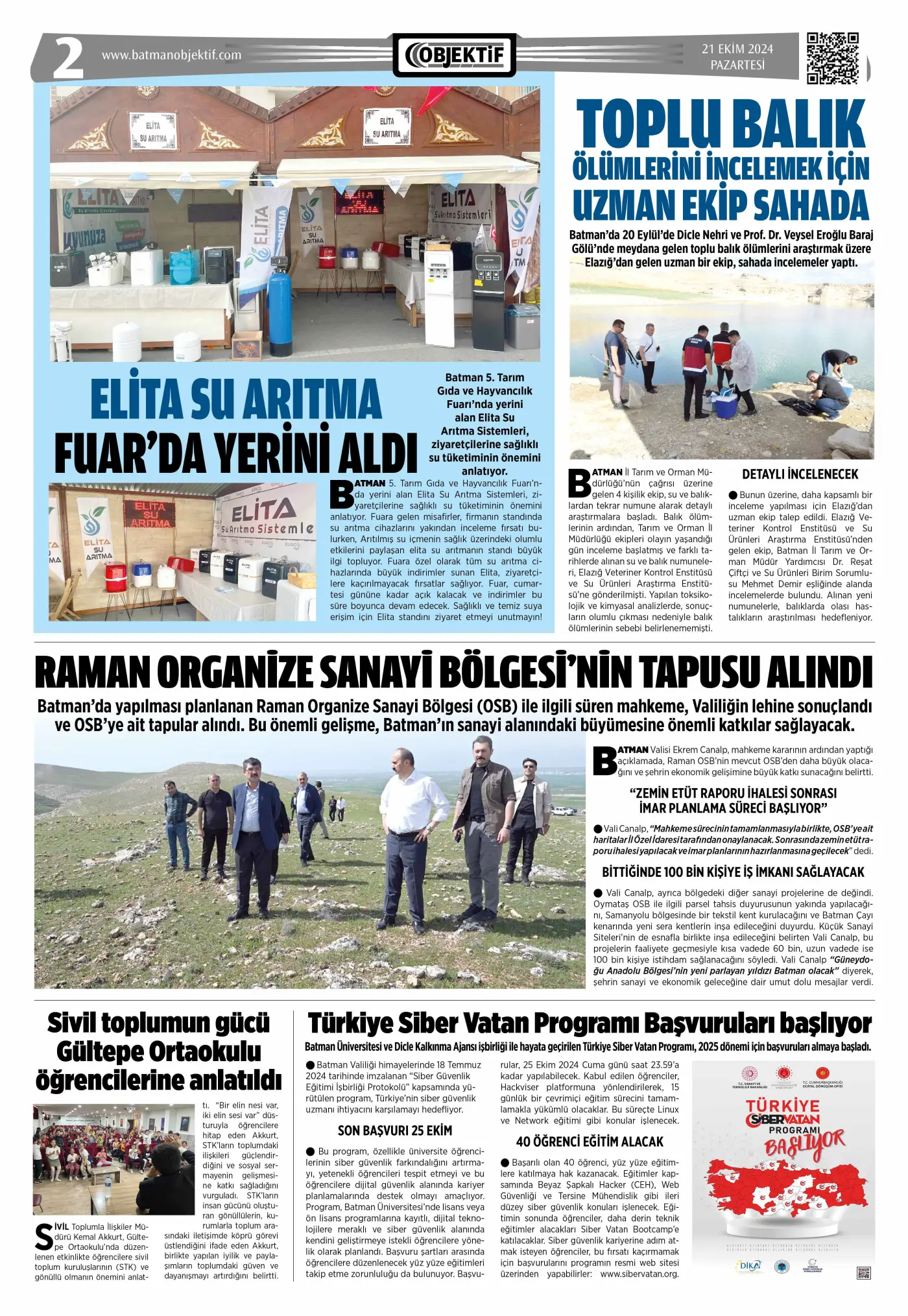 20.10.2024 tarihli sayı, 2. sayfa