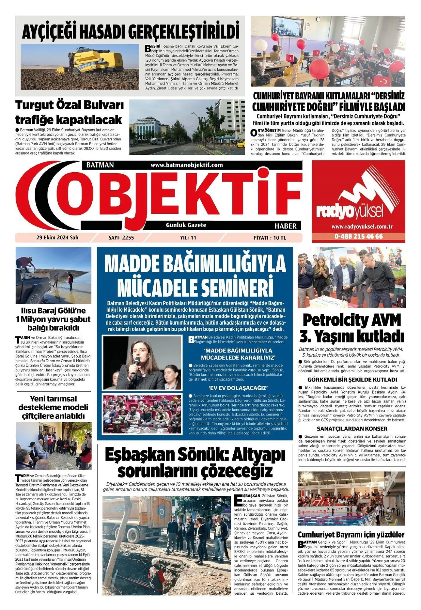 29.10.2024 tarihli sayı, 1. sayfa