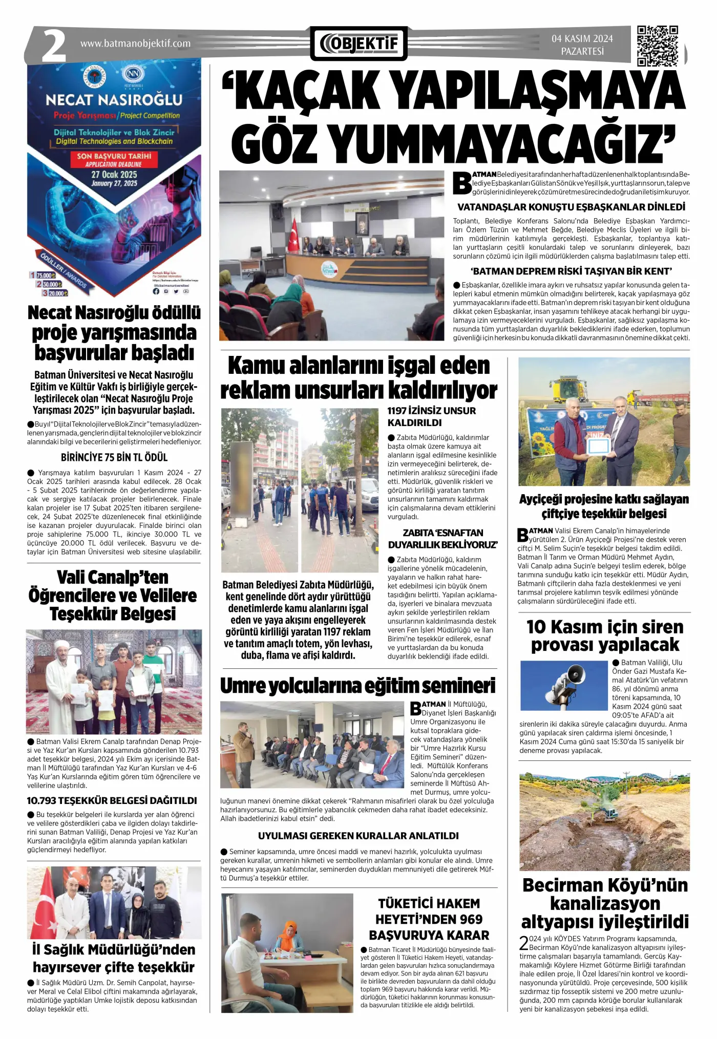 03.11.2024 tarihli sayı, 2. sayfa