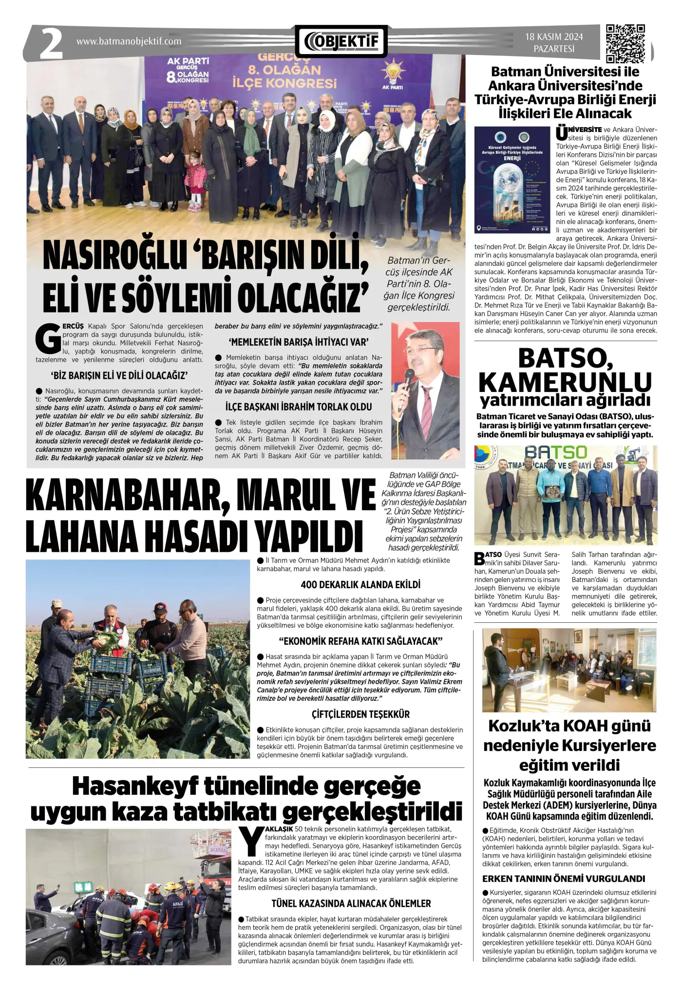 17.11.2024 tarihli sayı, 2. sayfa