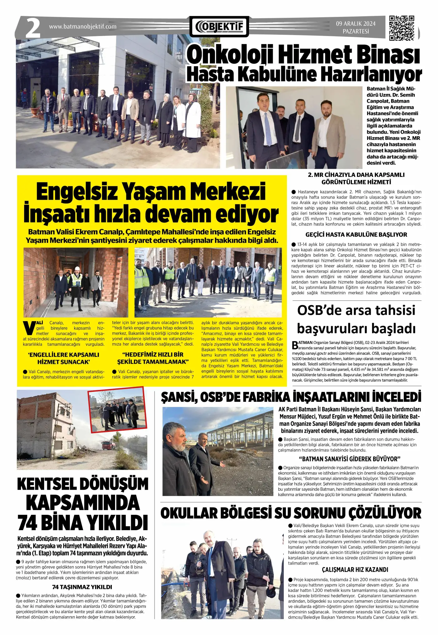 09.12.2024 tarihli sayı, 2. sayfa