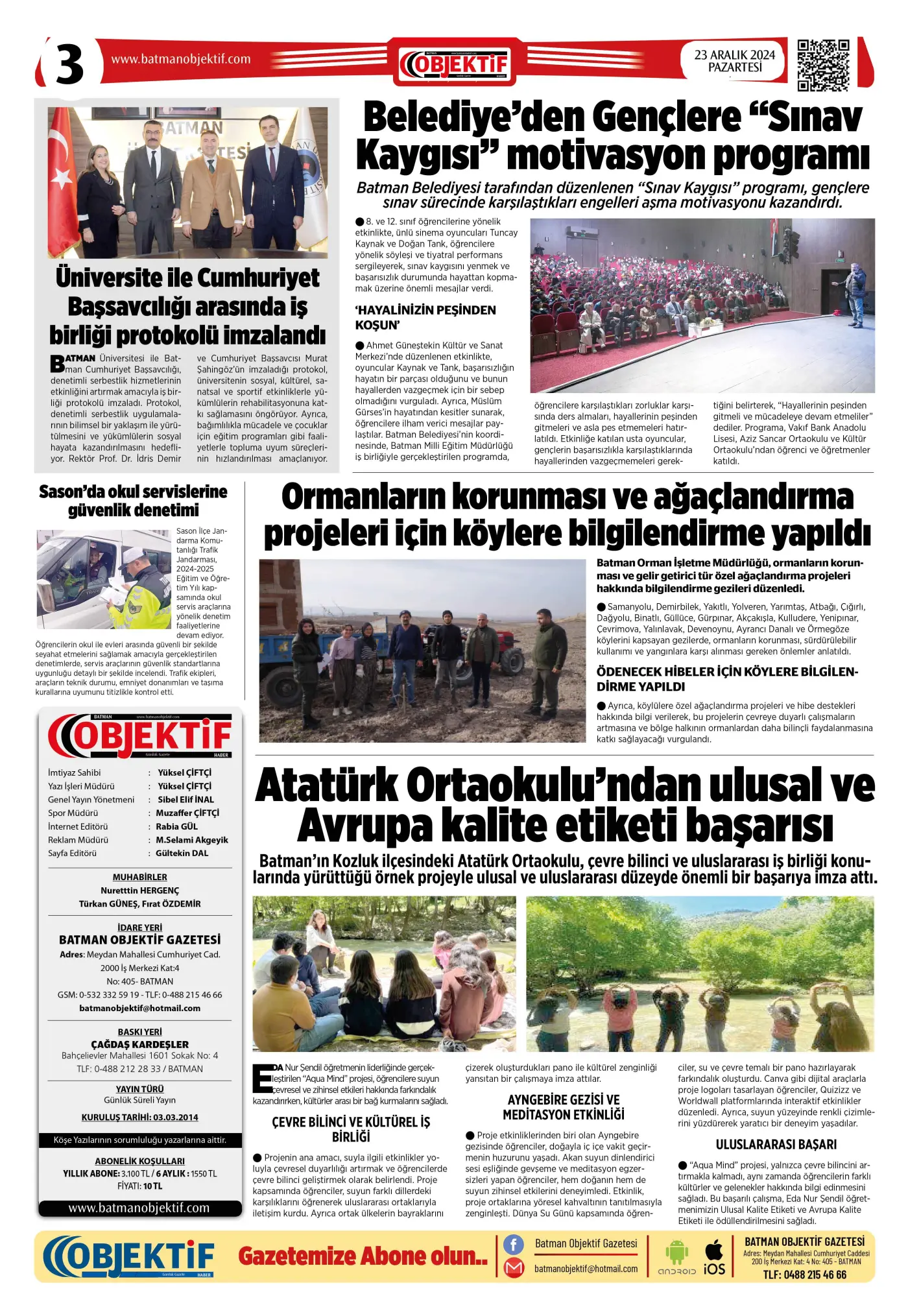 23.12.2024 tarihli sayı, 3. sayfa