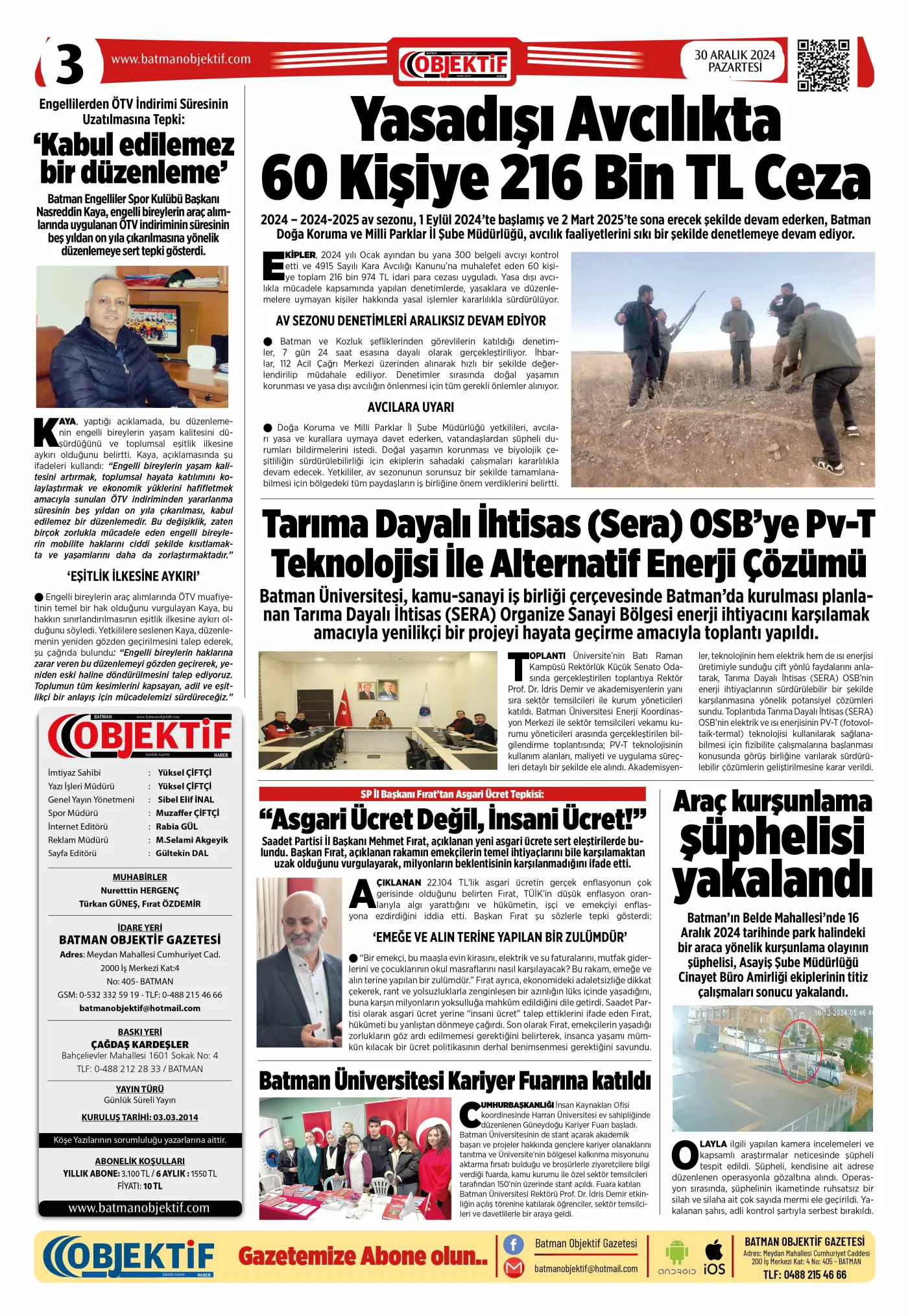 30.12.2024 tarihli sayı, 3. sayfa