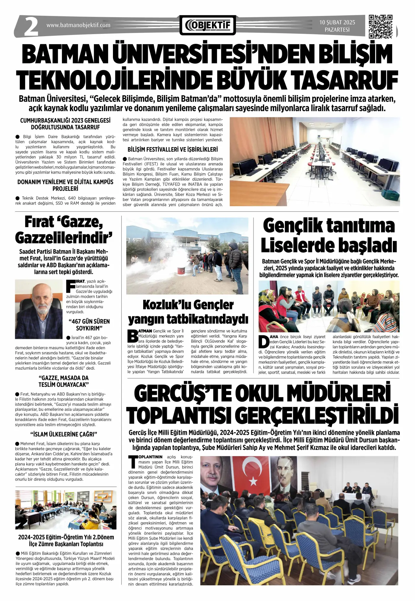 11.02.2025 tarihli sayı, 2. sayfa