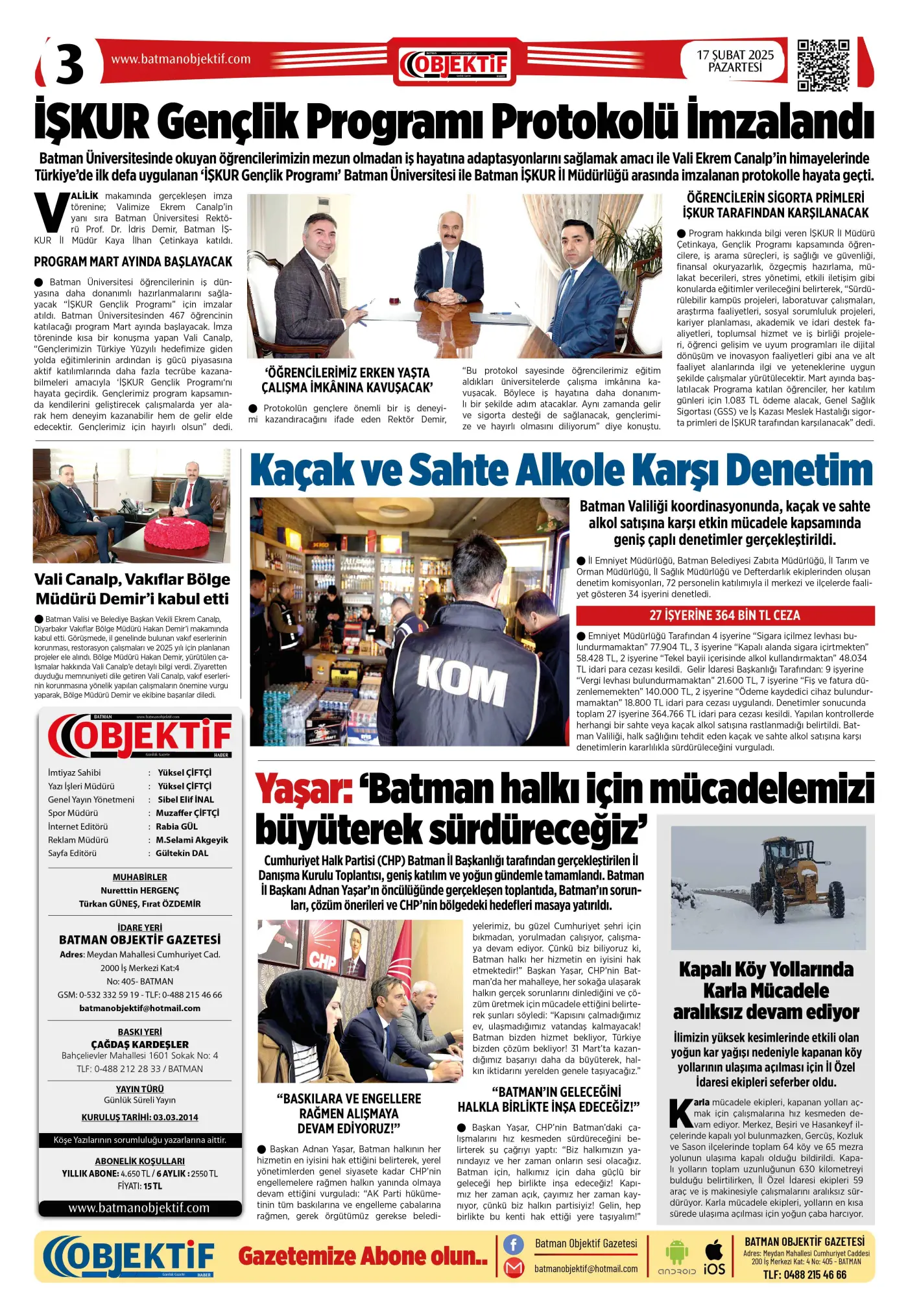 16.02.2025 tarihli sayı, 3. sayfa