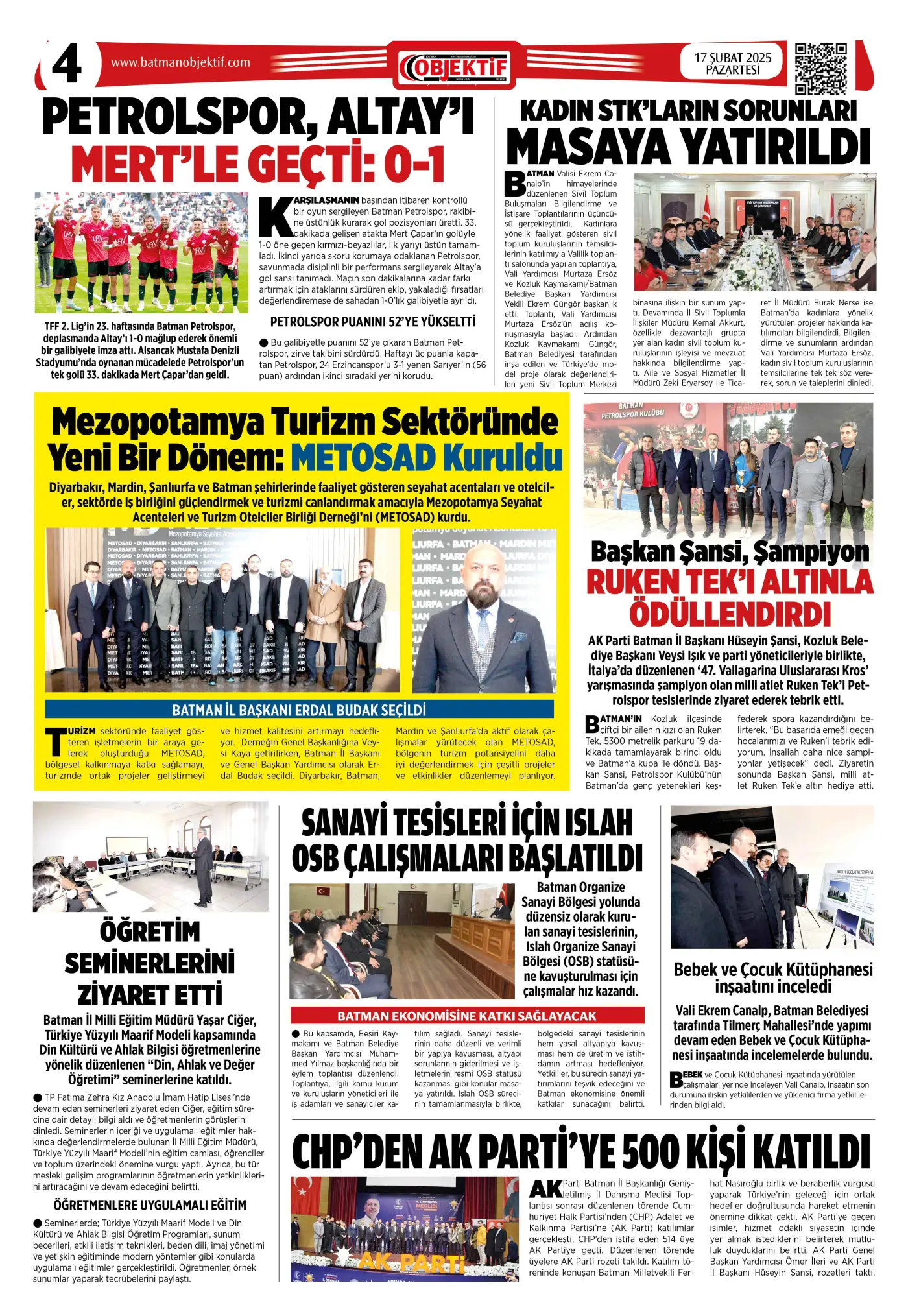 16.02.2025 tarihli sayı, 4. sayfa