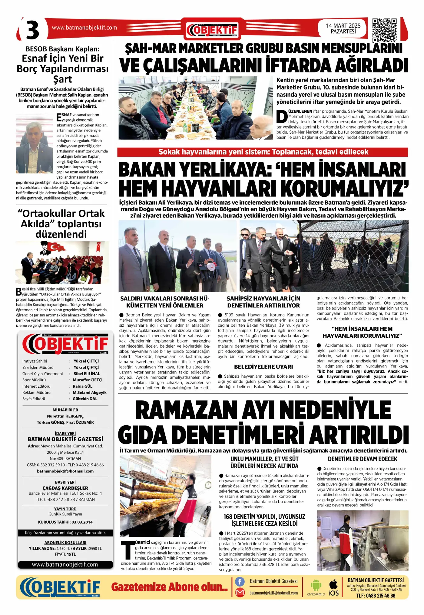 16.03.2025 tarihli sayı, 3. sayfa