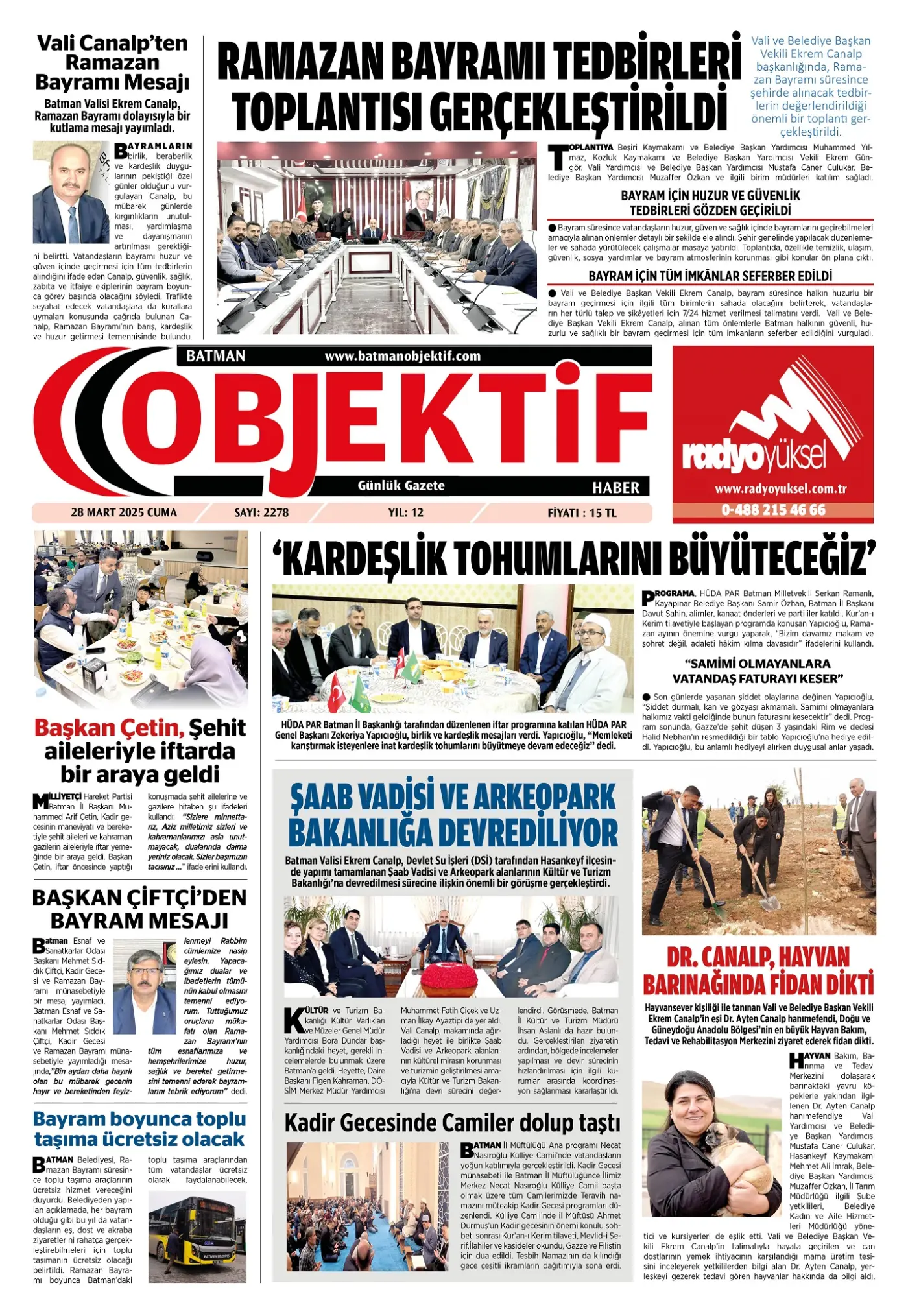 05.04.2025 tarihli sayı, 1. sayfa