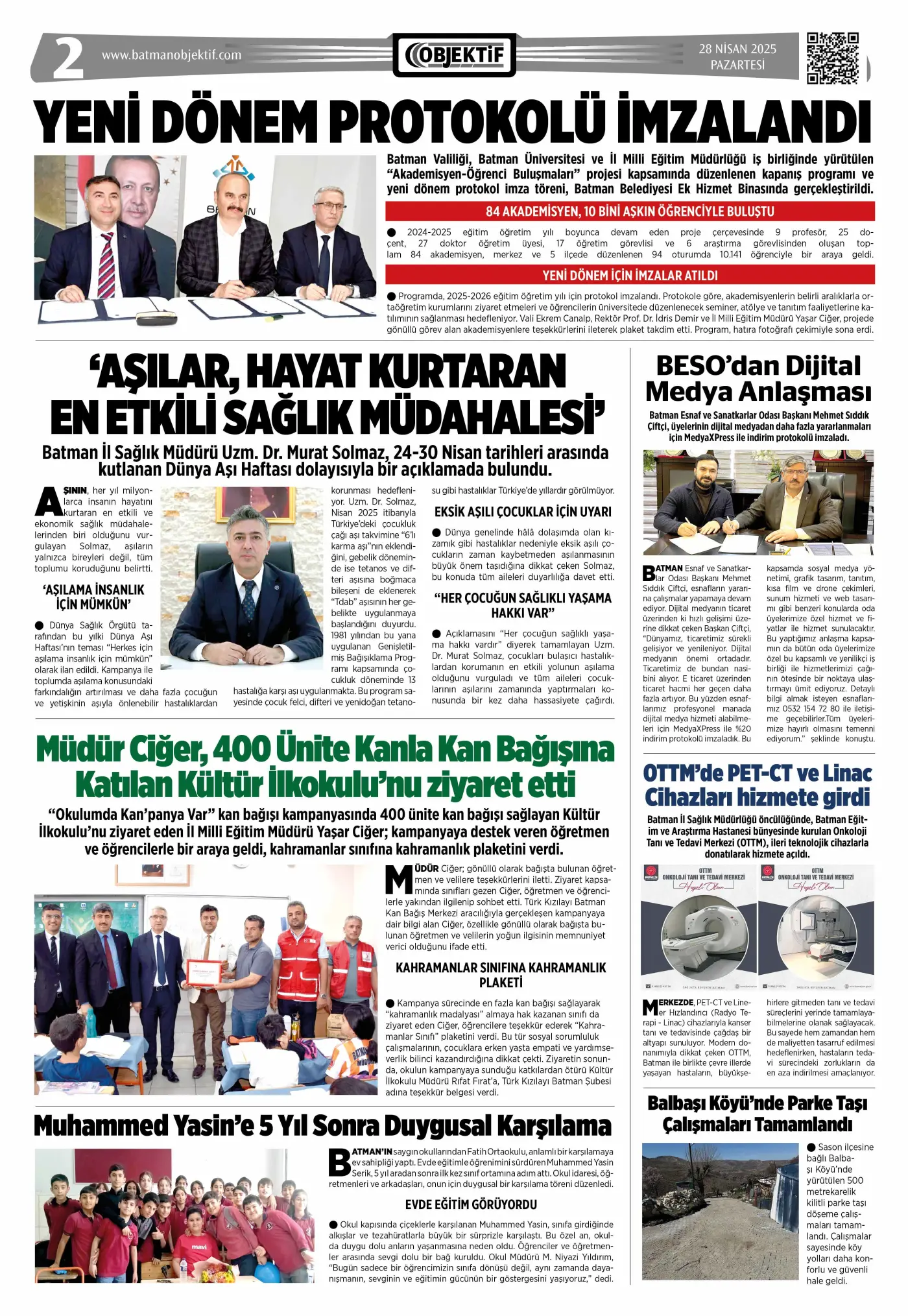 29.04.2025 tarihli sayı, 2. sayfa