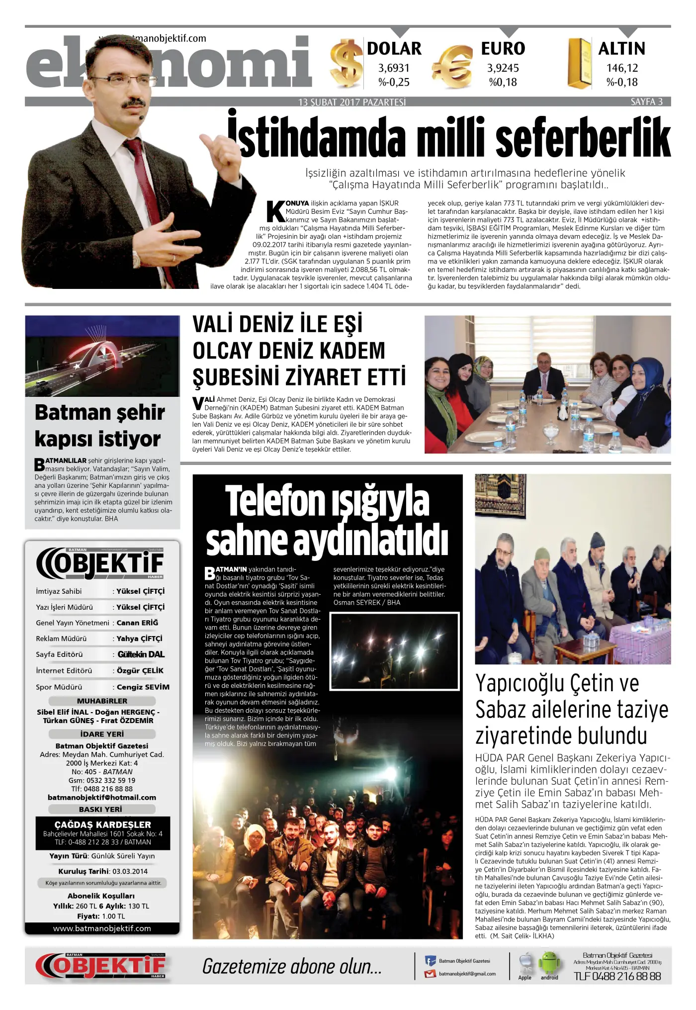 12.02.2017 tarihli sayı, 3. sayfa