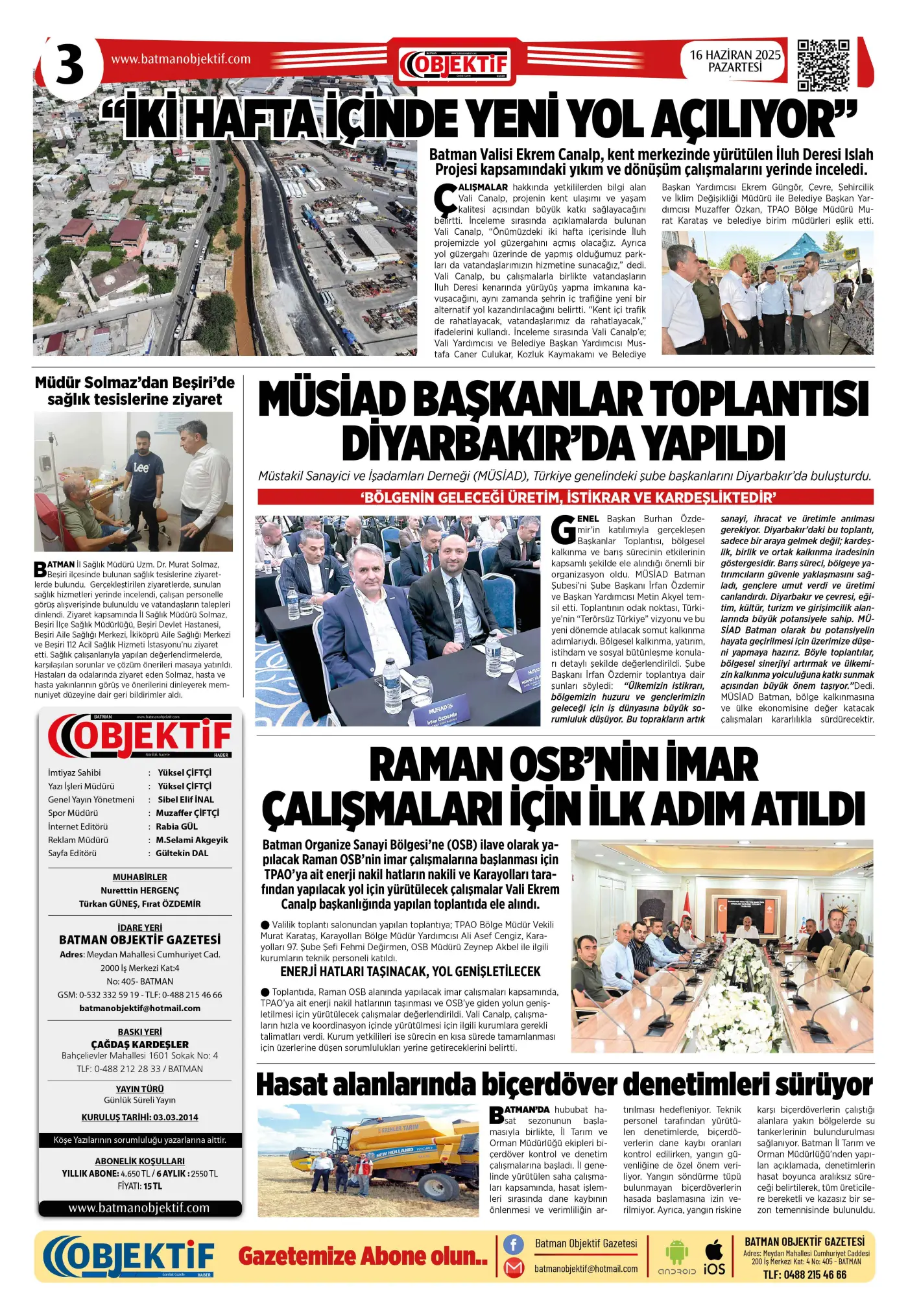 16.06.2025 tarihli sayı, 3. sayfa