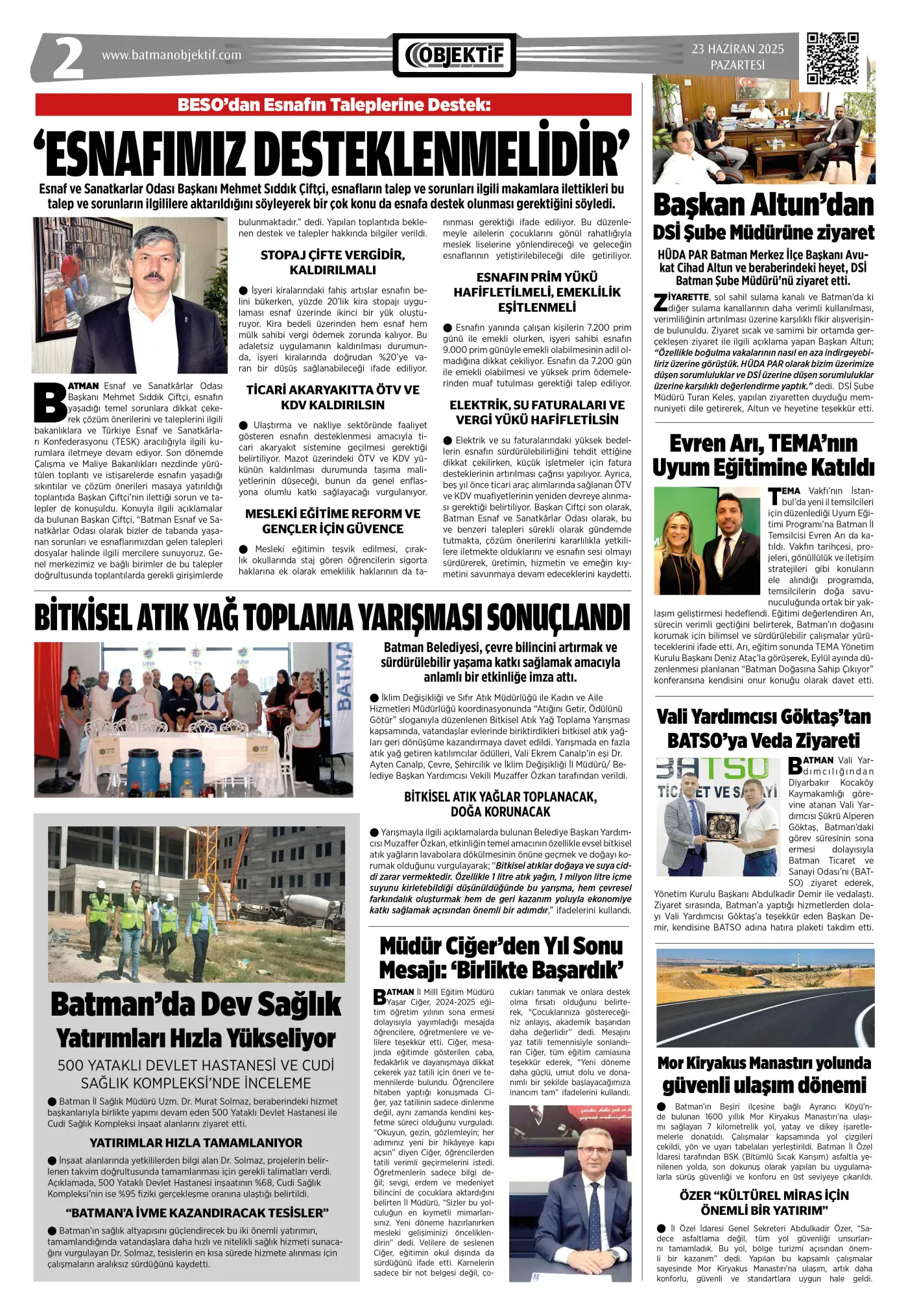 23.06.2025 tarihli sayı, 2. sayfa