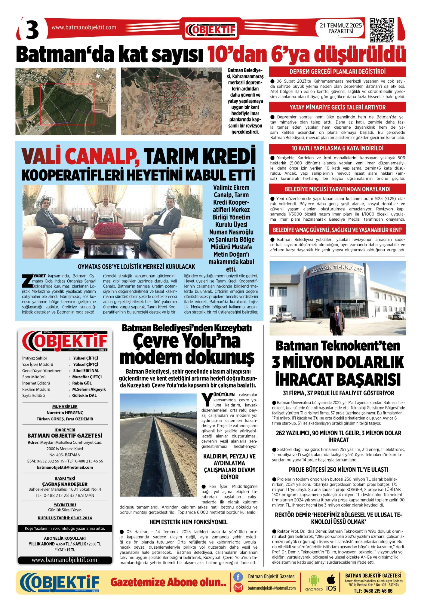 21.07.2025 tarihli sayı, 3. sayfa