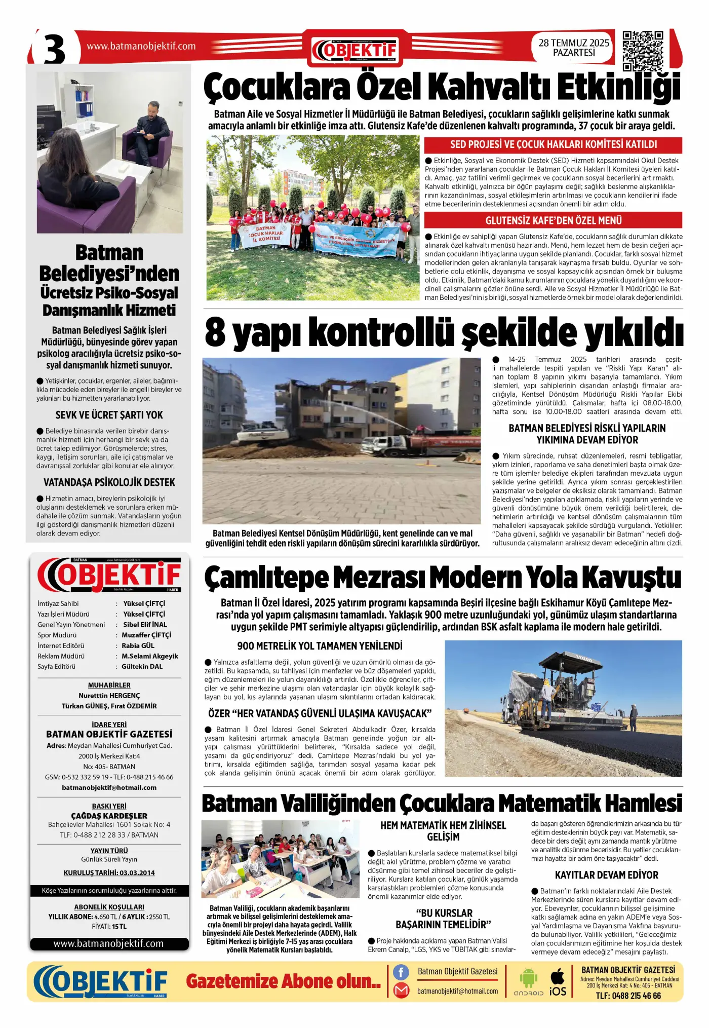 28.07.2025 tarihli sayı, 3. sayfa