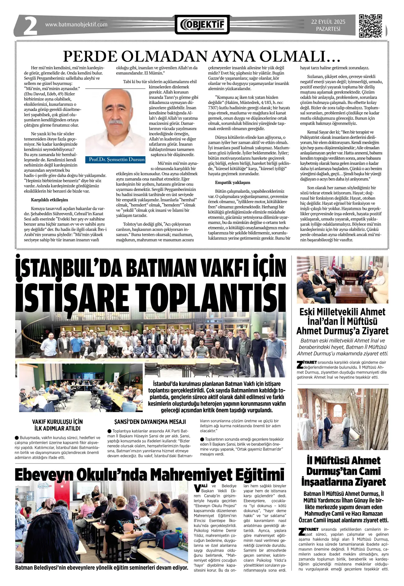 21.09.2025 tarihli sayı, 2. sayfa