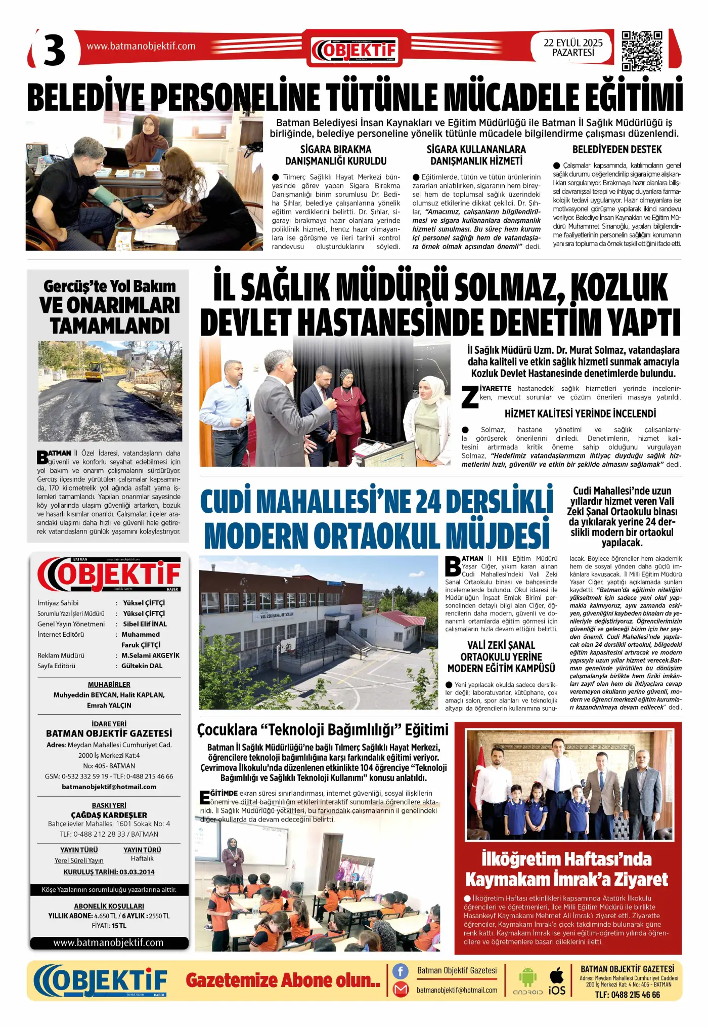 21.09.2025 tarihli sayı, 3. sayfa