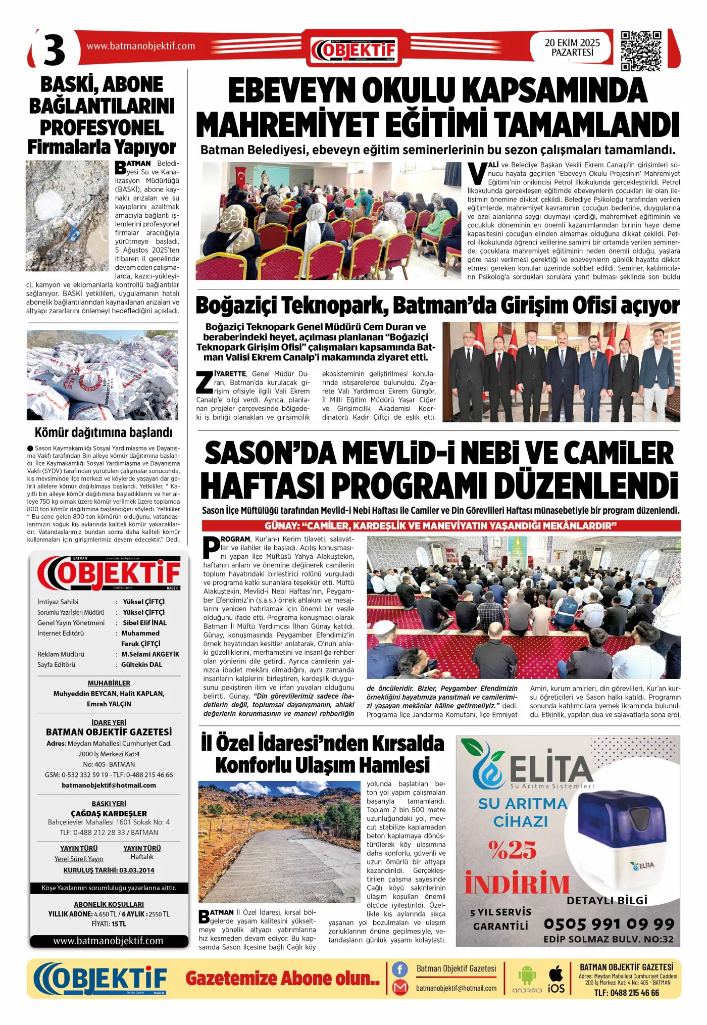 25.10.2025 tarihli sayı, 3. sayfa