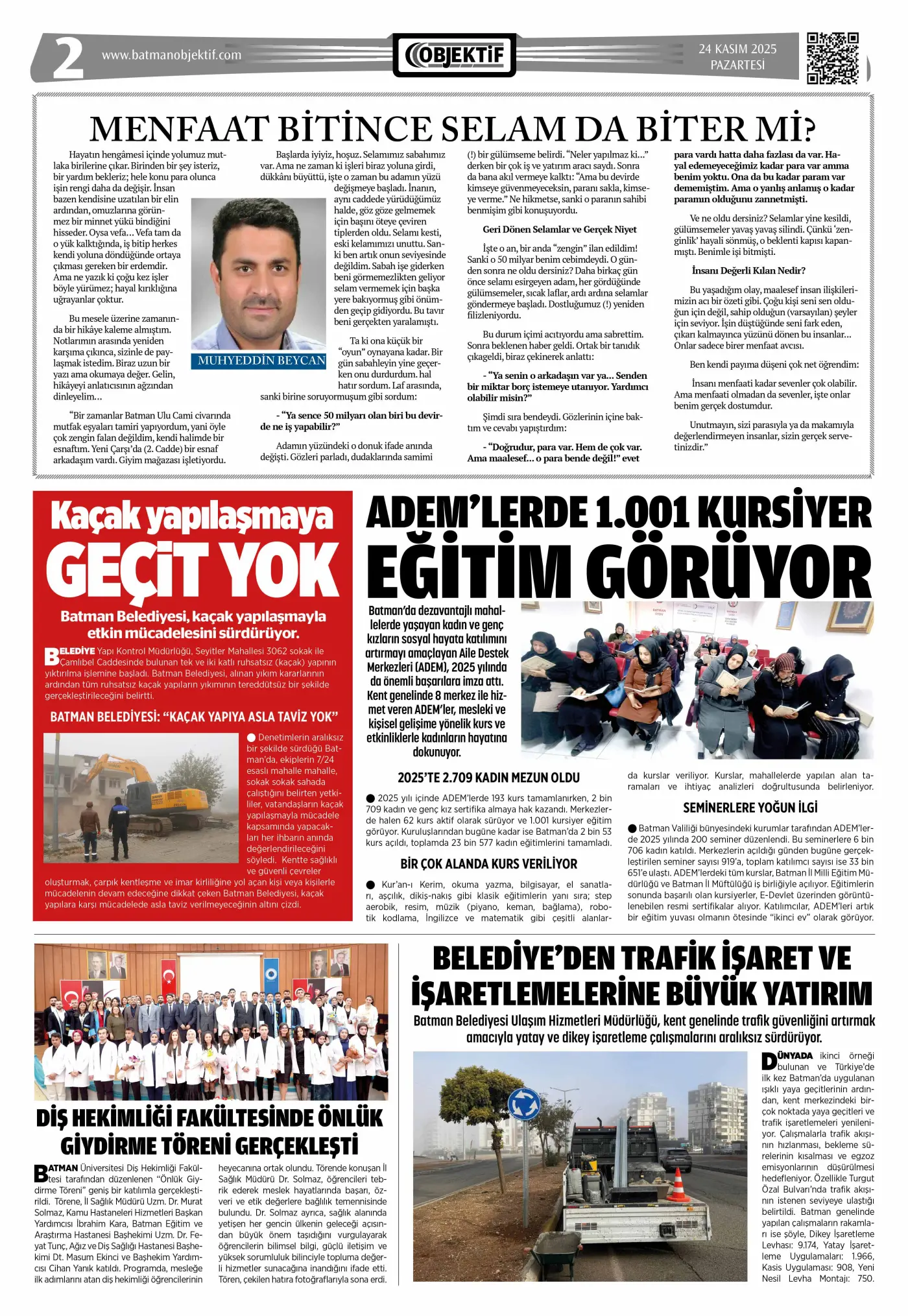25.11.2025 tarihli sayı, 2. sayfa