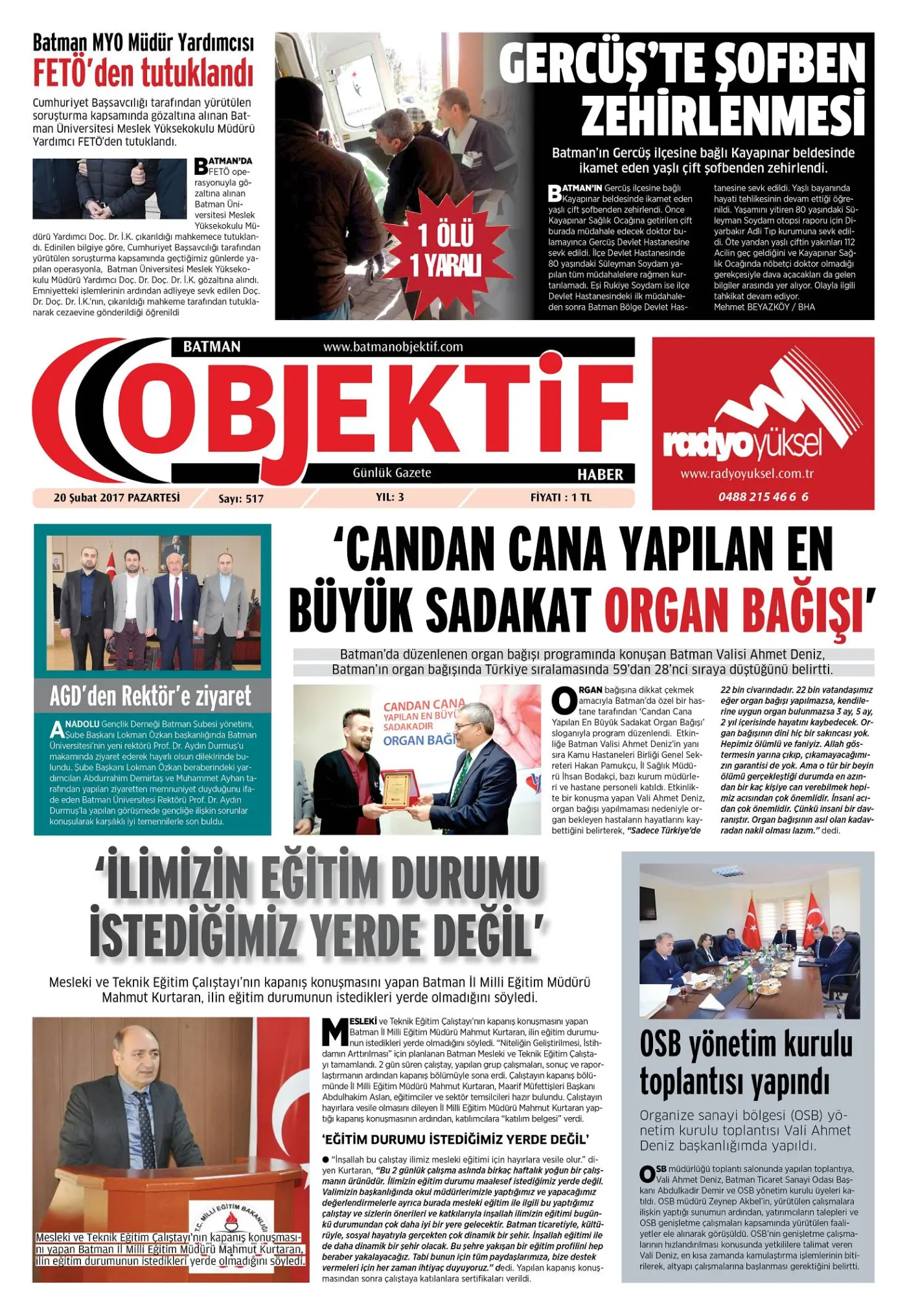 19.02.2017 tarihli sayı, 2. sayfa