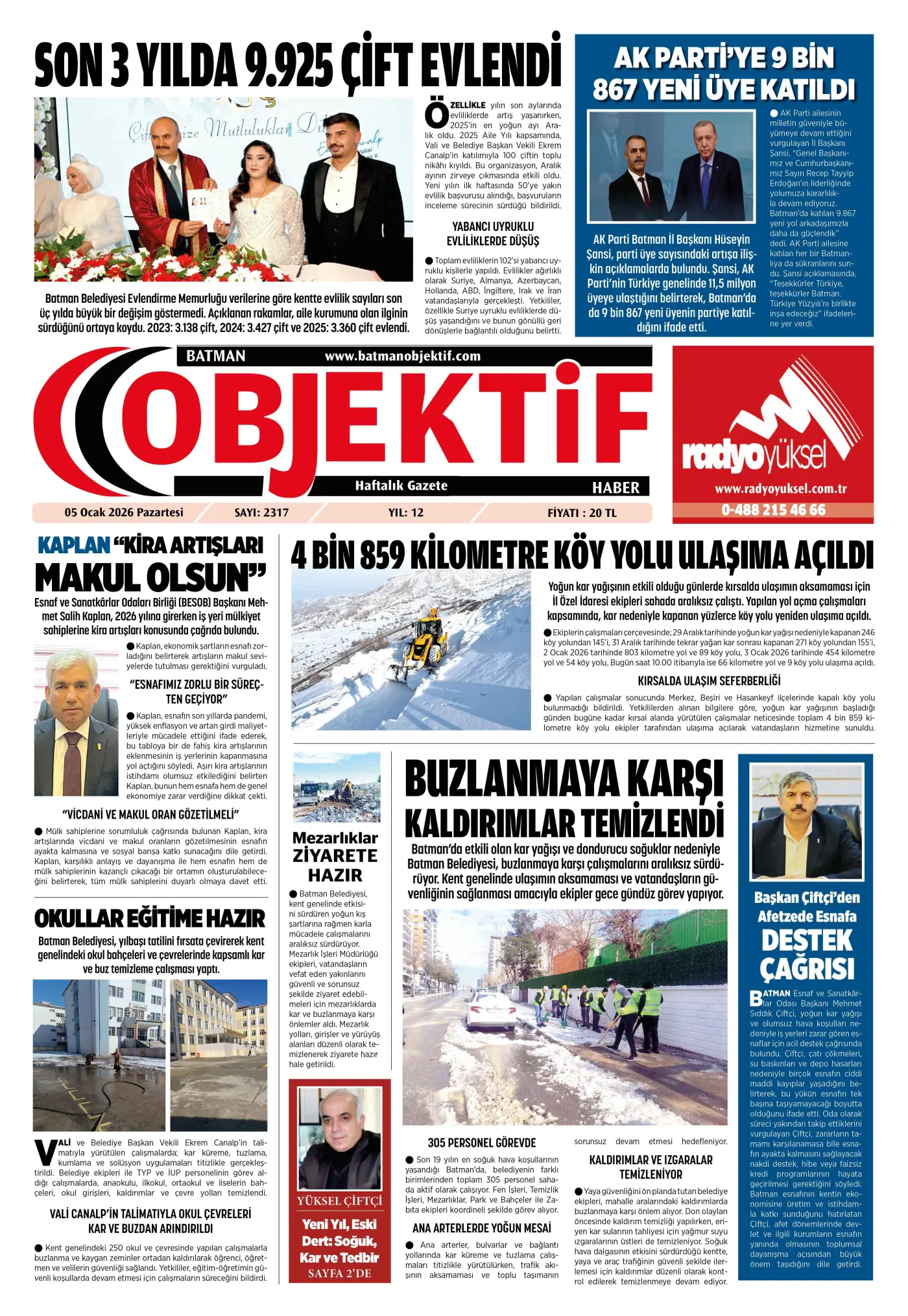 07.01.2026 tarihli sayı, 1. sayfa