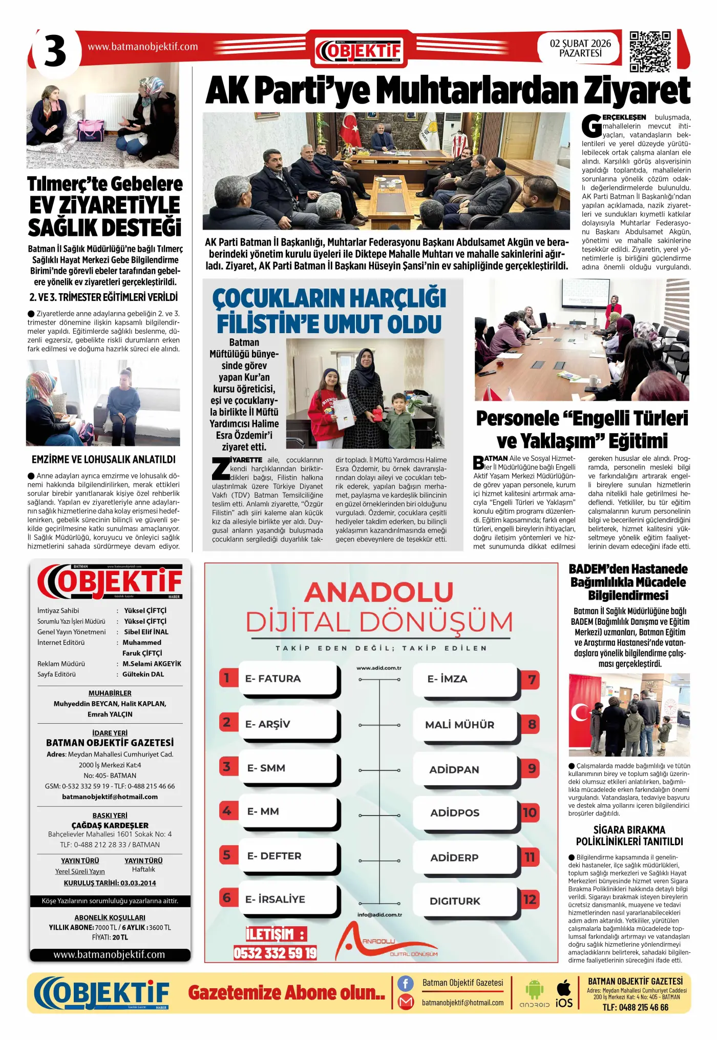 02.02.2026 tarihli sayı, 3. sayfa